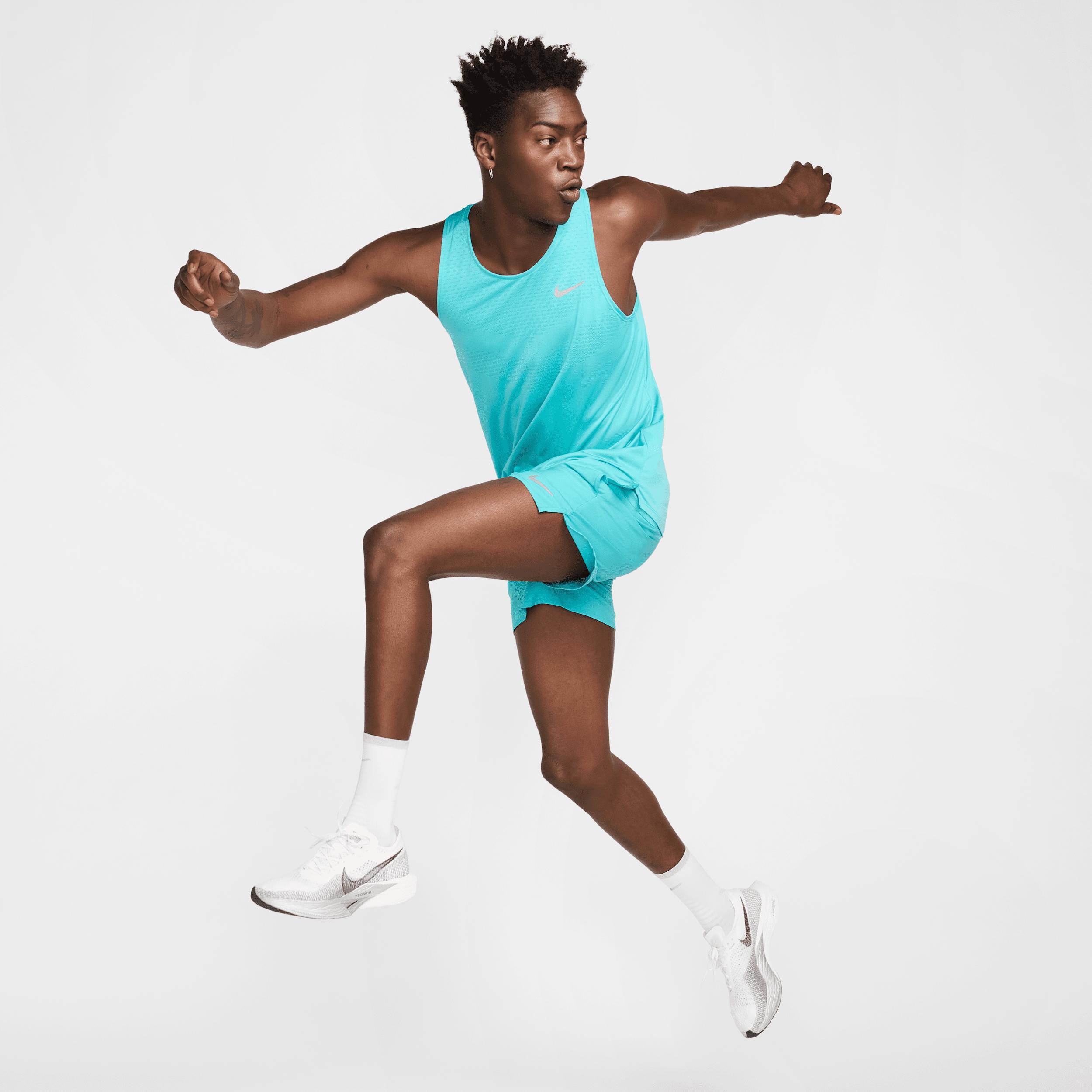 Nike Mens Stride Dri-FIT 5 Brief-Lined Running Shorts | DM4755-345 Product Image