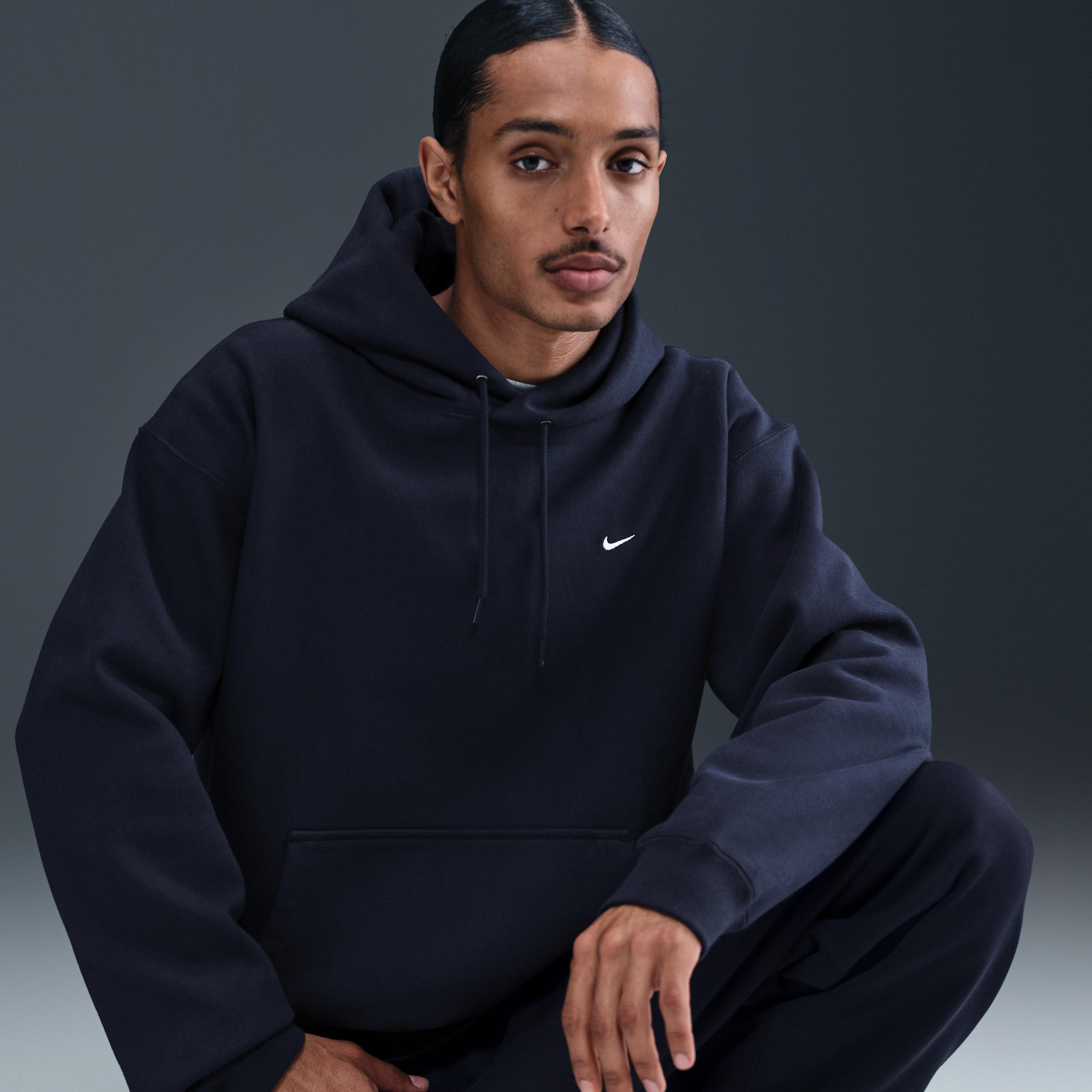 Nike Mens Solo Swoosh Pullover Hoodie | HV0891-133 Product Image