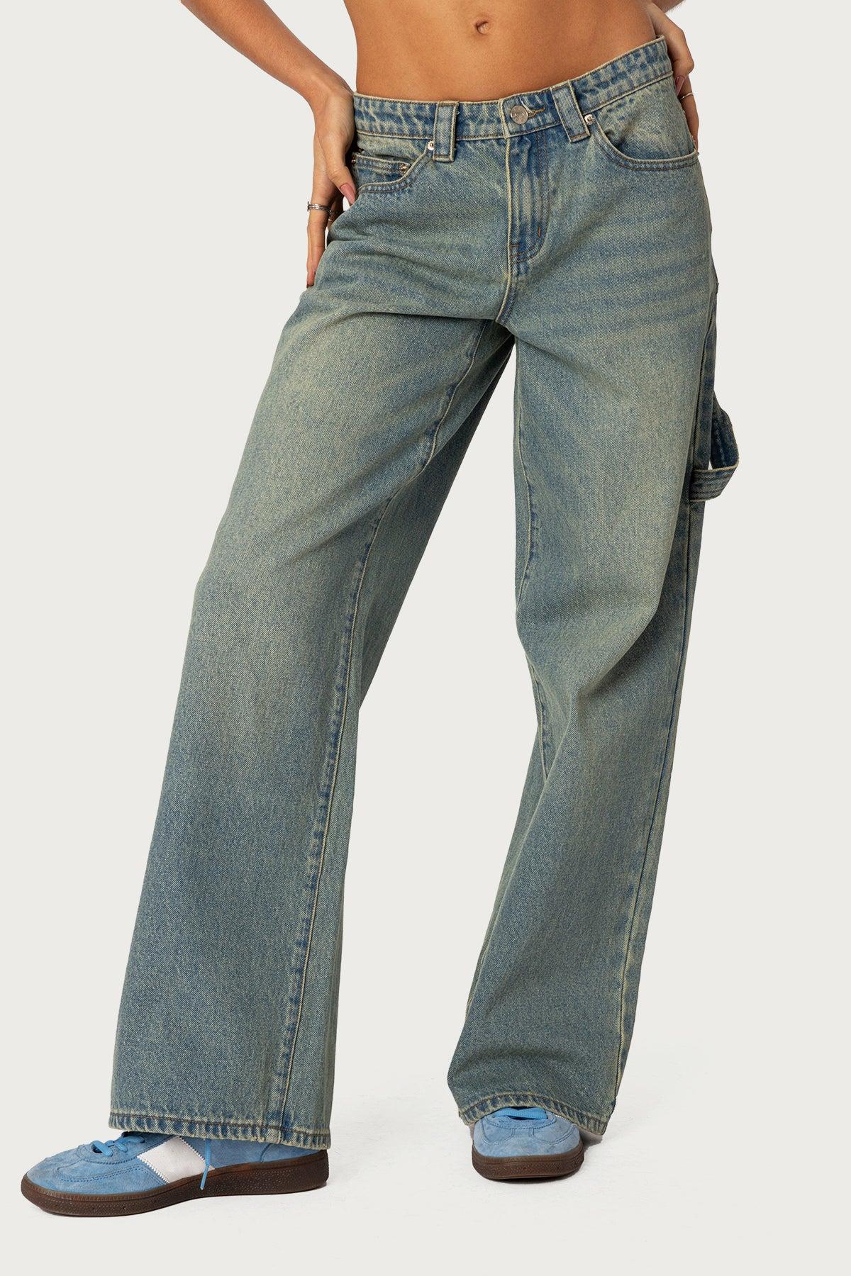 Carpenter Low Rise Baggy Jeans Product Image