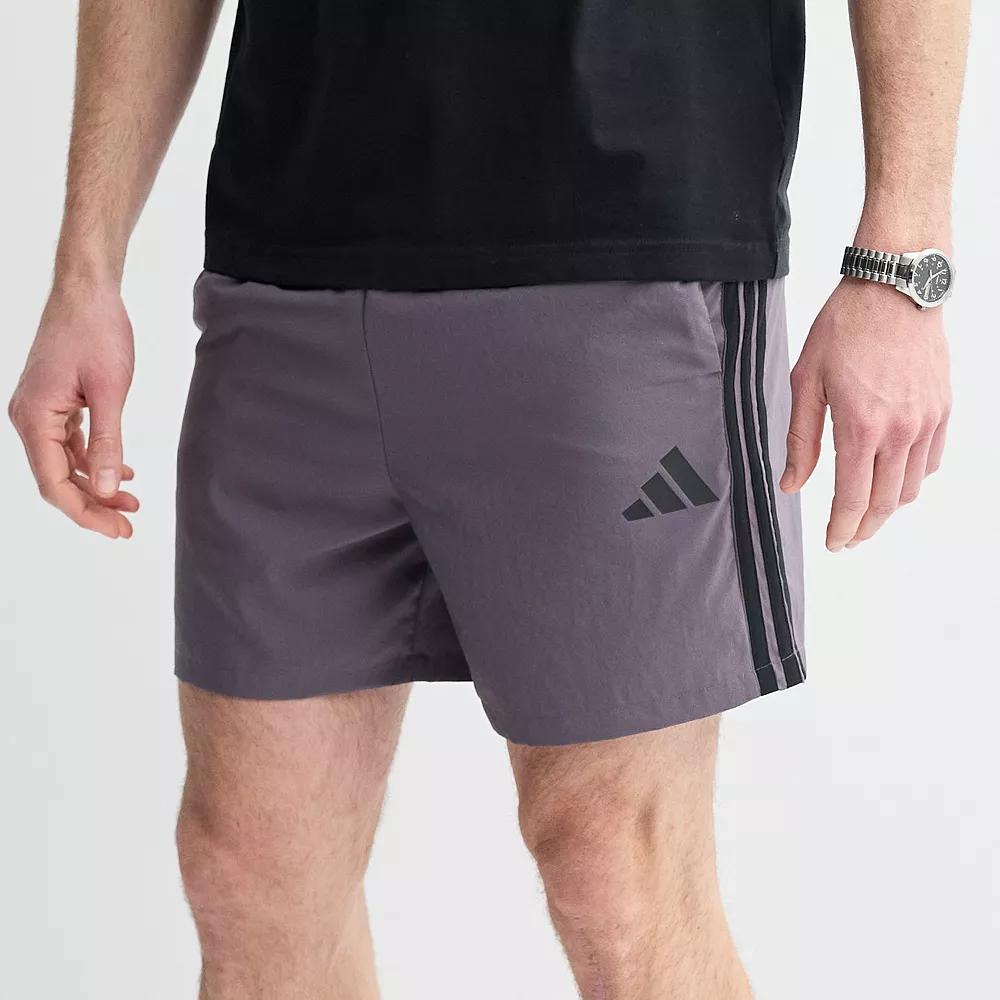 adidas Essential 3-Stripes Chelsea Shorts Grey Strata XL Mens Product Image