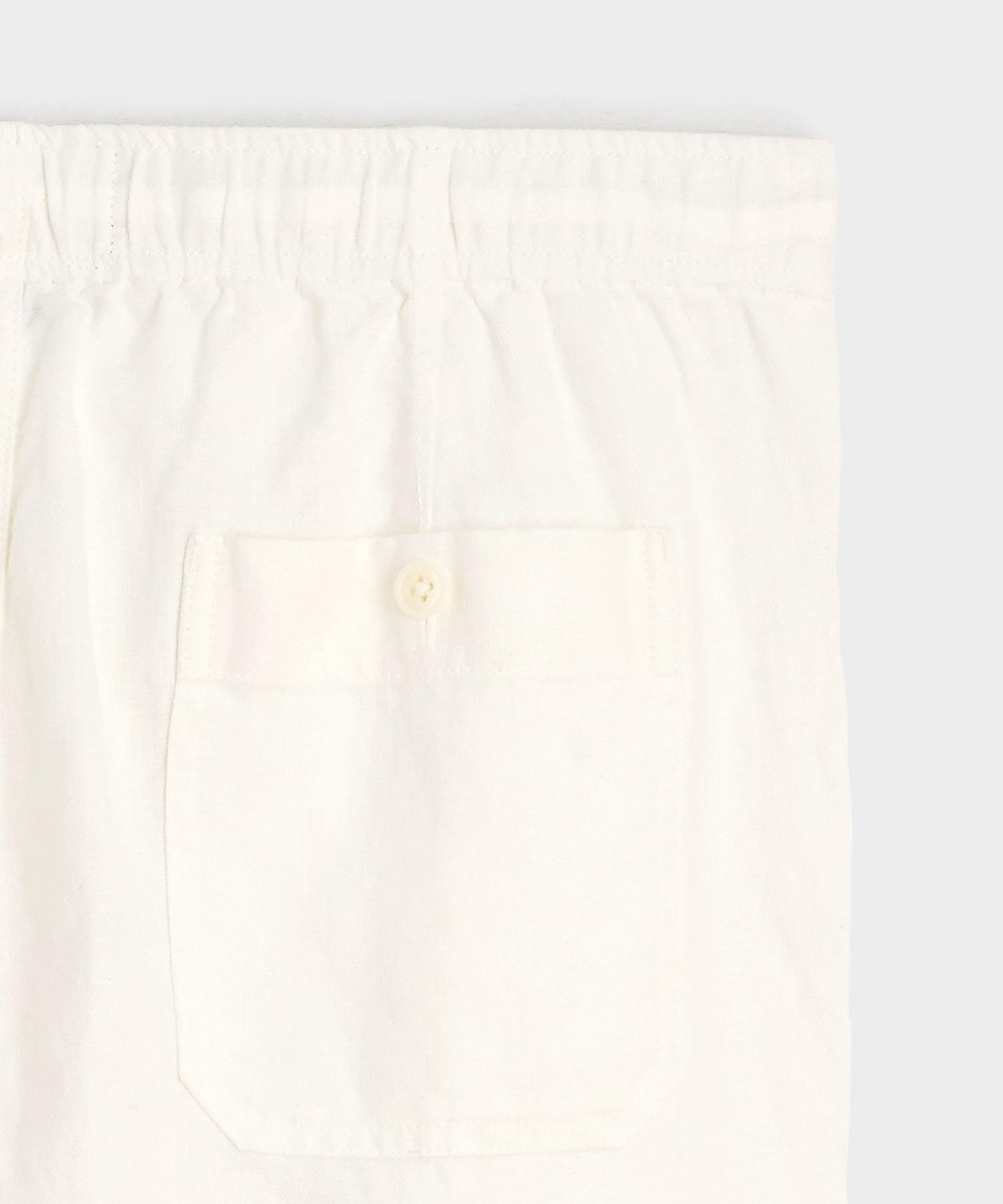 Straight Fit Linen Beach Pant Product Image