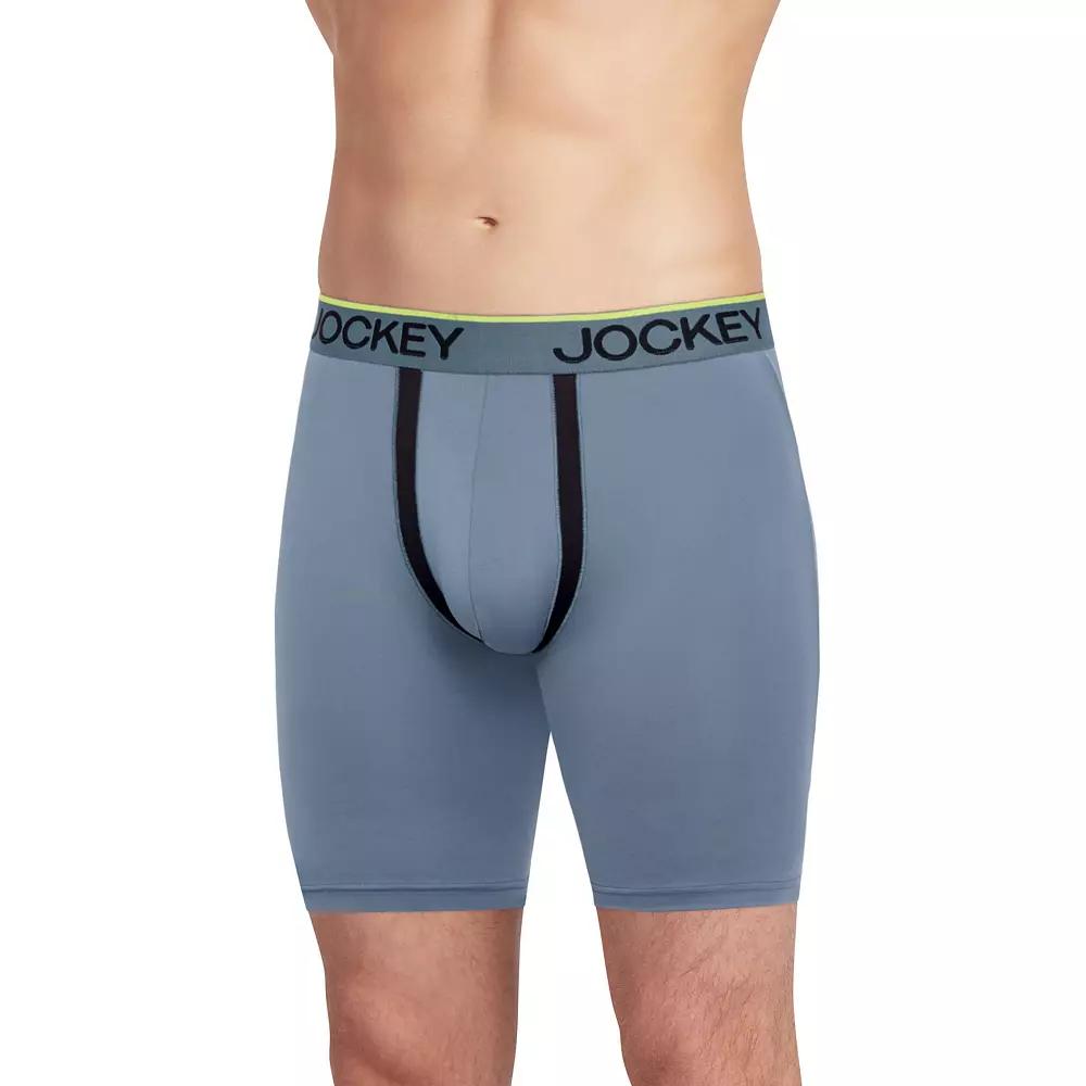 Men's Jockey® 3+1 Bonus Pack Chafe-Proof Pouch Microfiber 8.5" Boxer Briefs,  Product Image