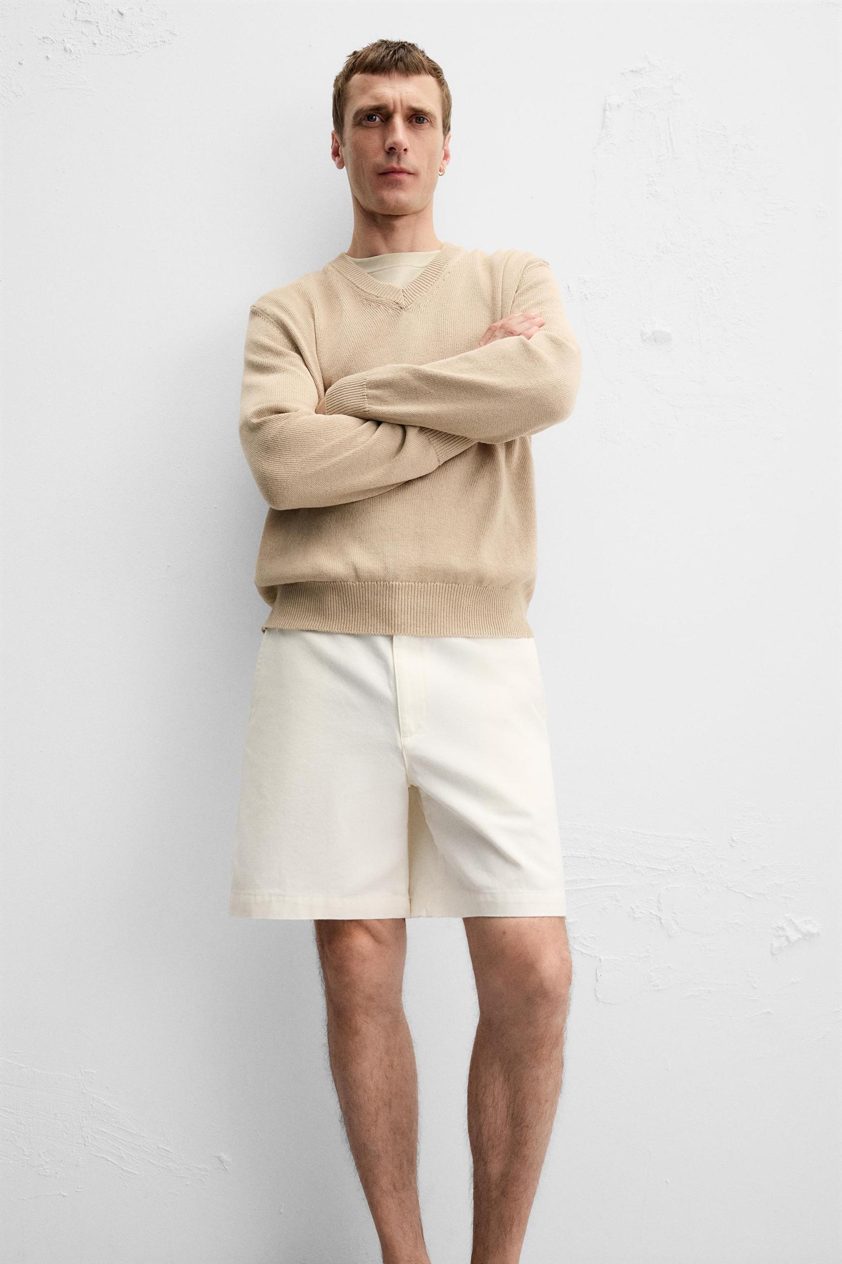 CANVAS TEXTURED SHORTS Product Image