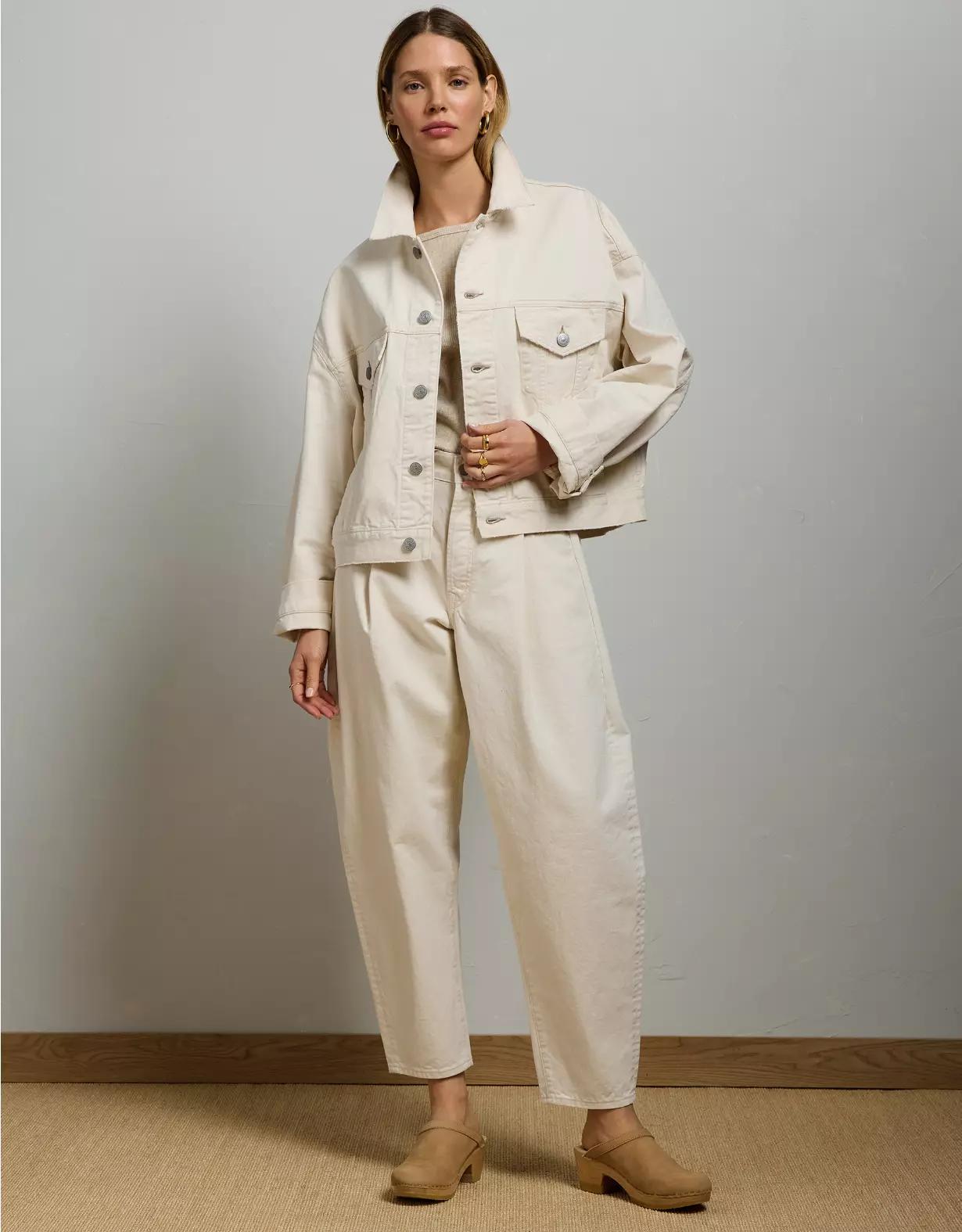 AE77 Premium Oversized Denim Jacket Product Image