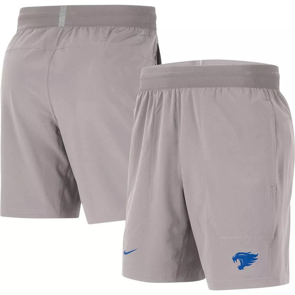 Men's Nike  Gray Kentucky Wildcats Player Performance Shorts, Size: XL, Grey Product Image