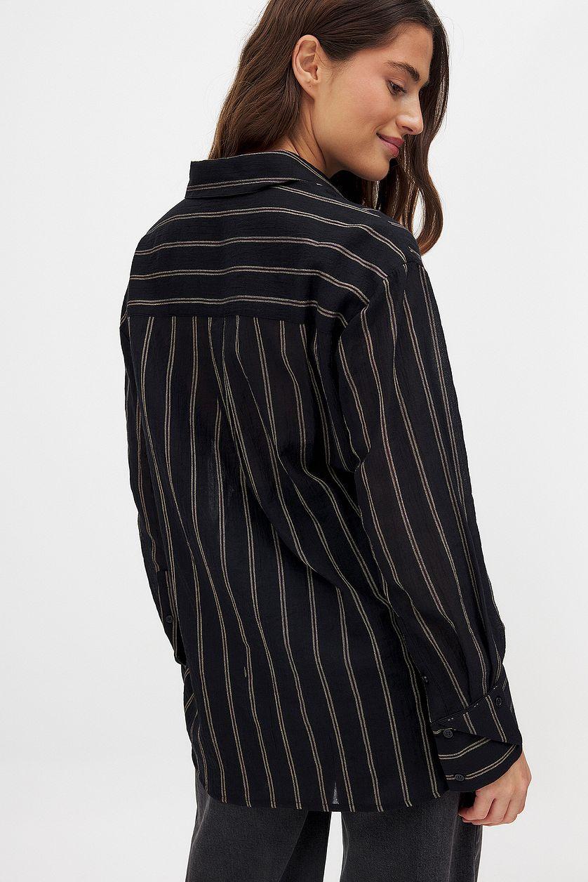 Cuff Detail Oversized Shirt Product Image