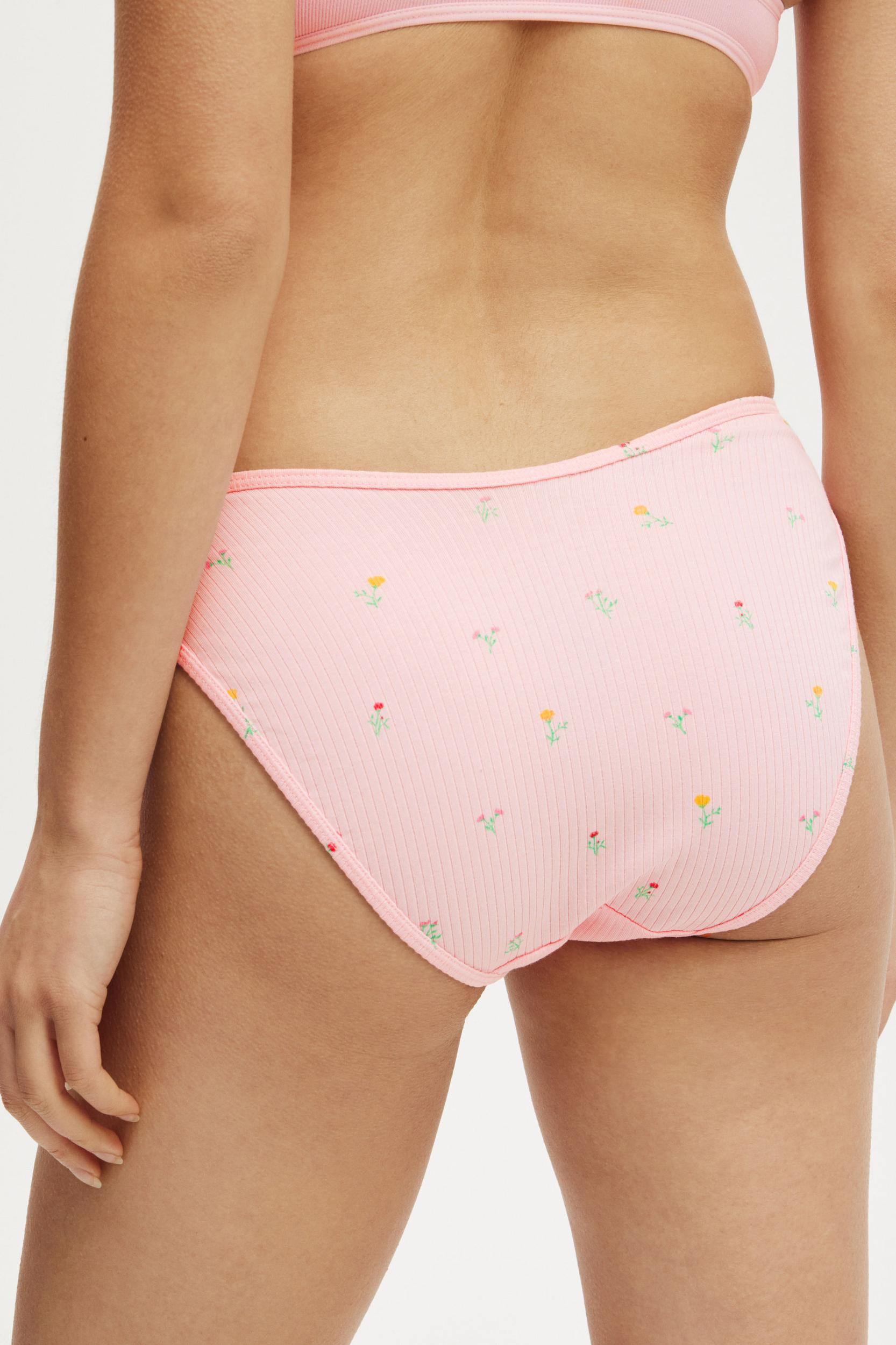 Organic Cotton Rib Bikini Brief Product Image