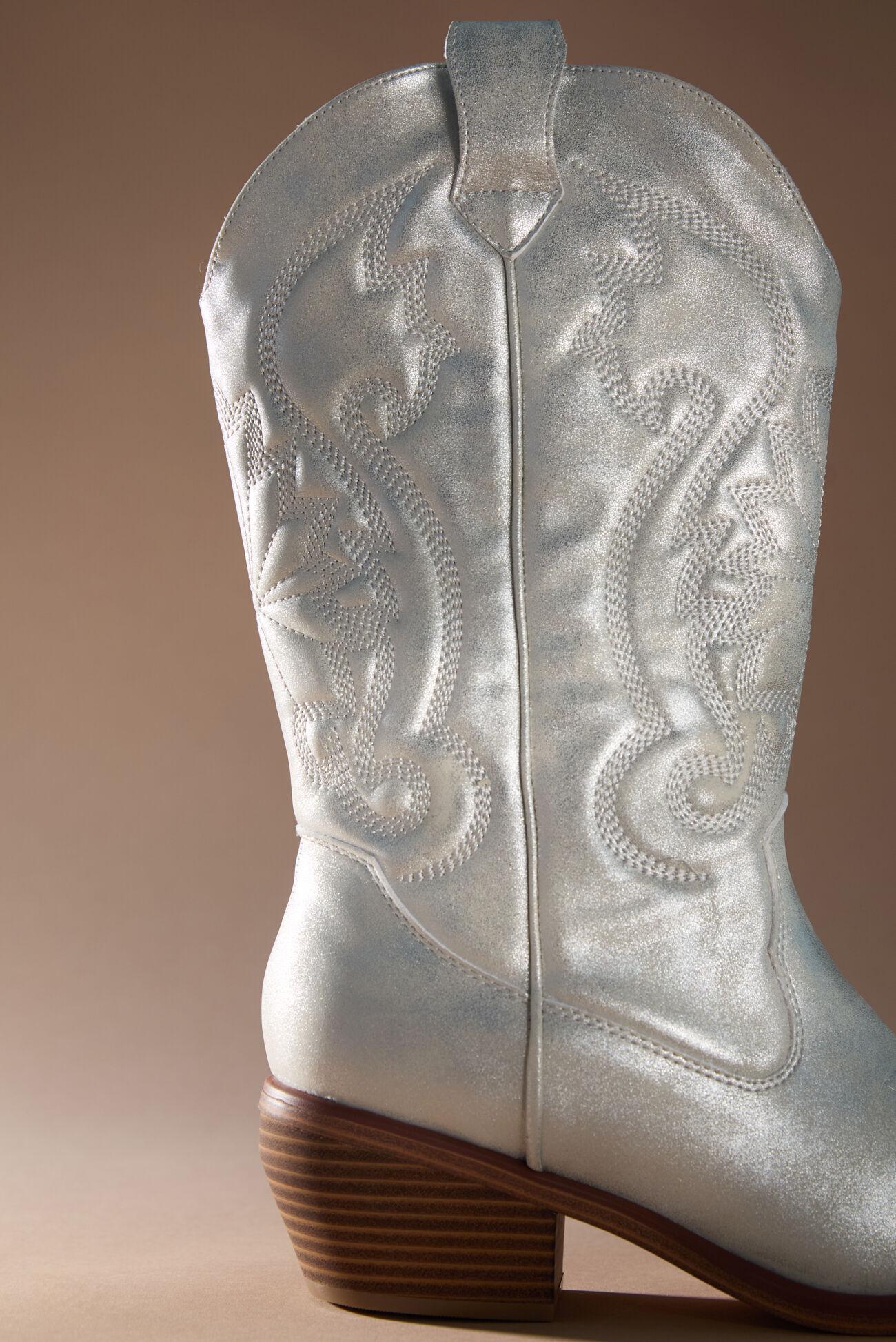 Kelsha Metallic Western Boots Product Image