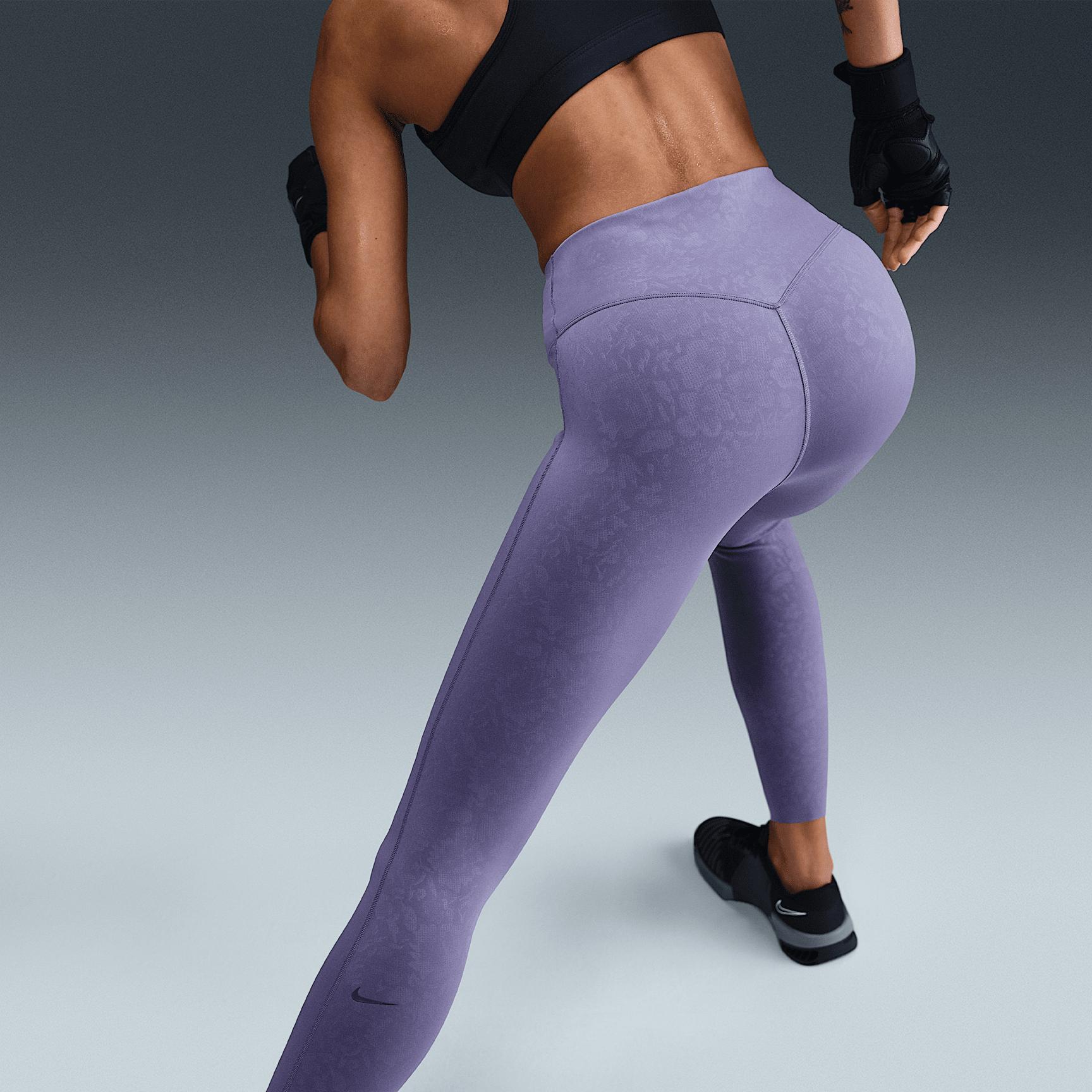 Nike Women's Universa High-Waisted 7/8 Floral Leggings with No Front Seam Product Image