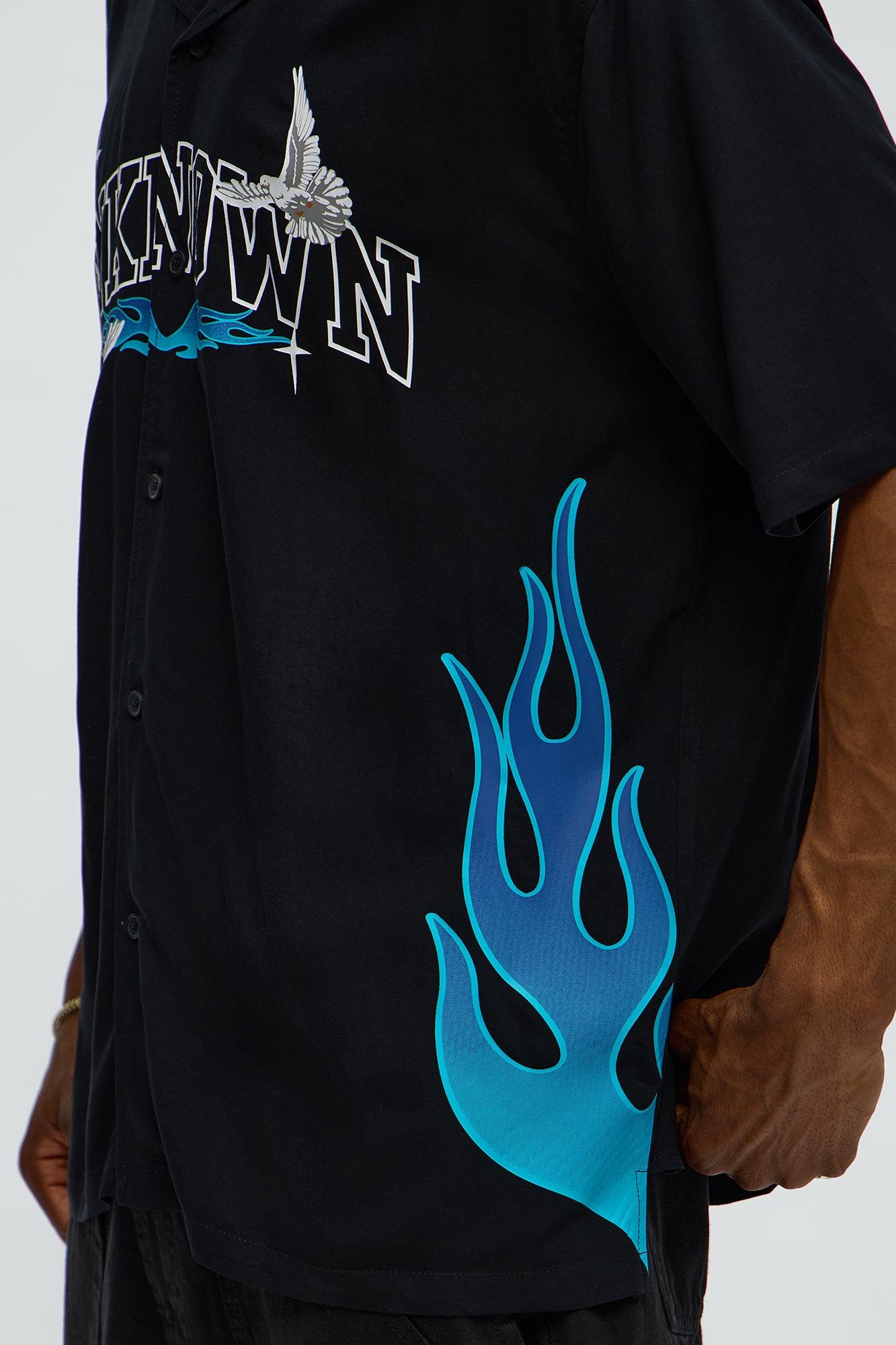 Unknown Rayon Shirt - Black Product Image