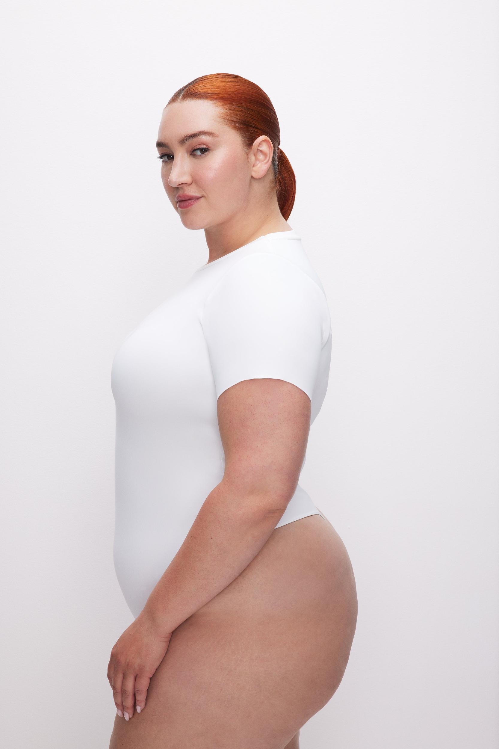 SCUBA TEE BODYSUIT | WHITE001 Product Image