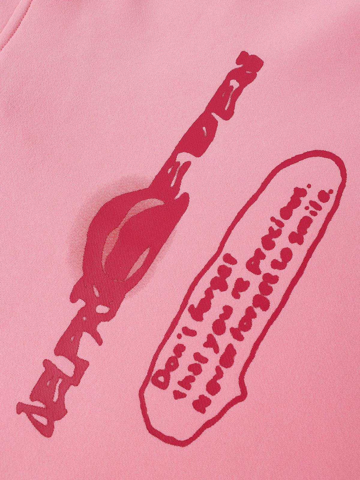 Aelfric Eden Cartoon Figure Print Hoodie Product Image