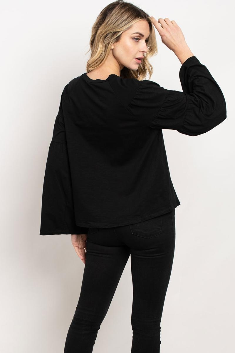 Flare sleeve oversize top Product Image