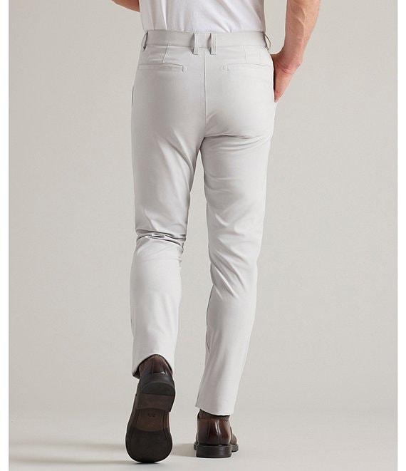 RHONE Slim Fit Flat Front Commuter Stretch Pants Product Image