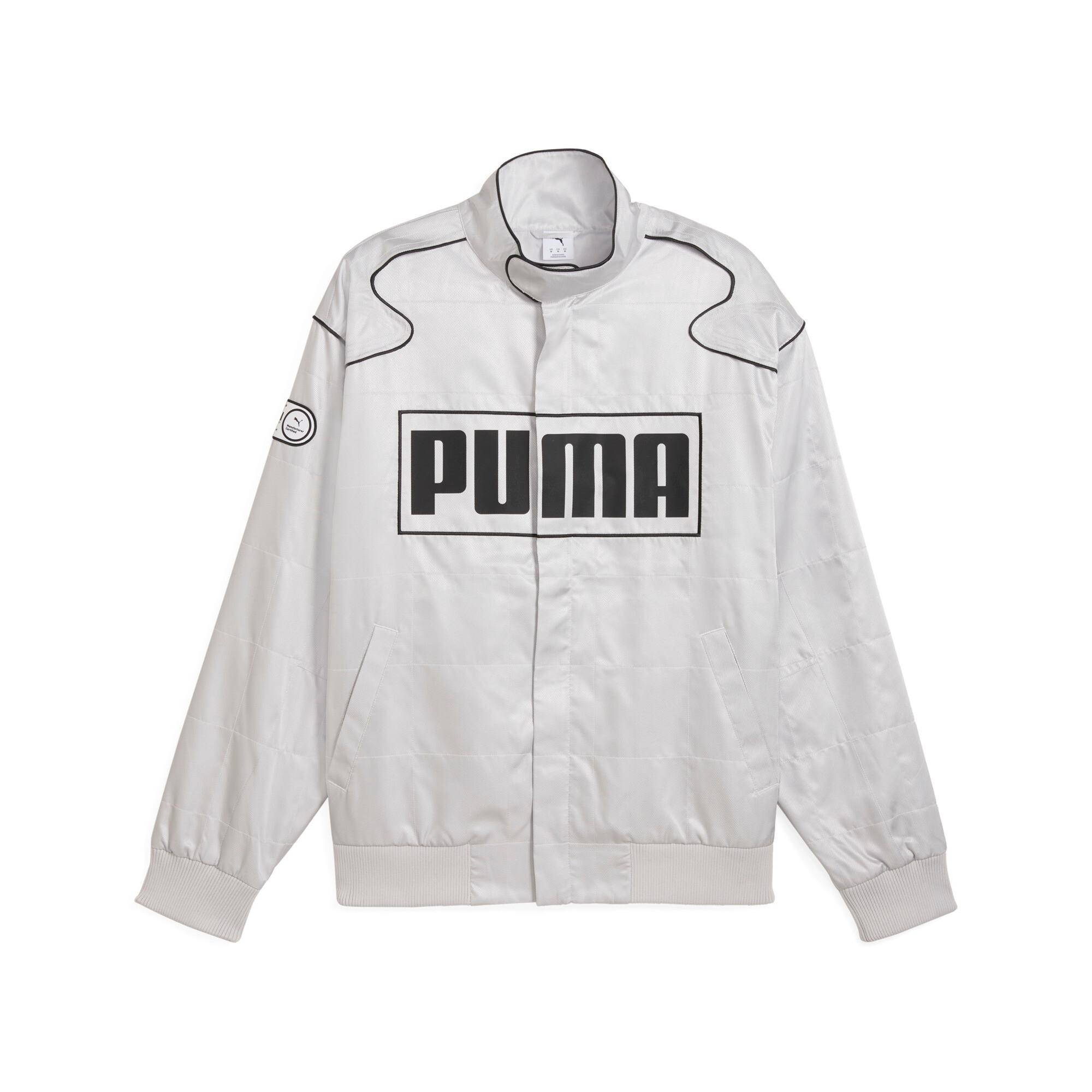 PUMA Class Men's Striped Crew Sweatshirt Product Image