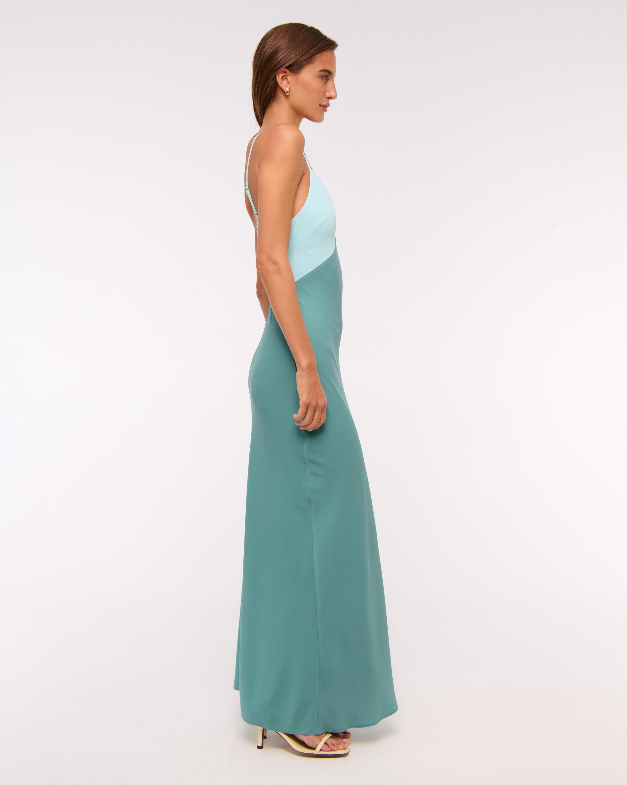 The A&F Julia Slip Cutout Maxi Dress Product Image