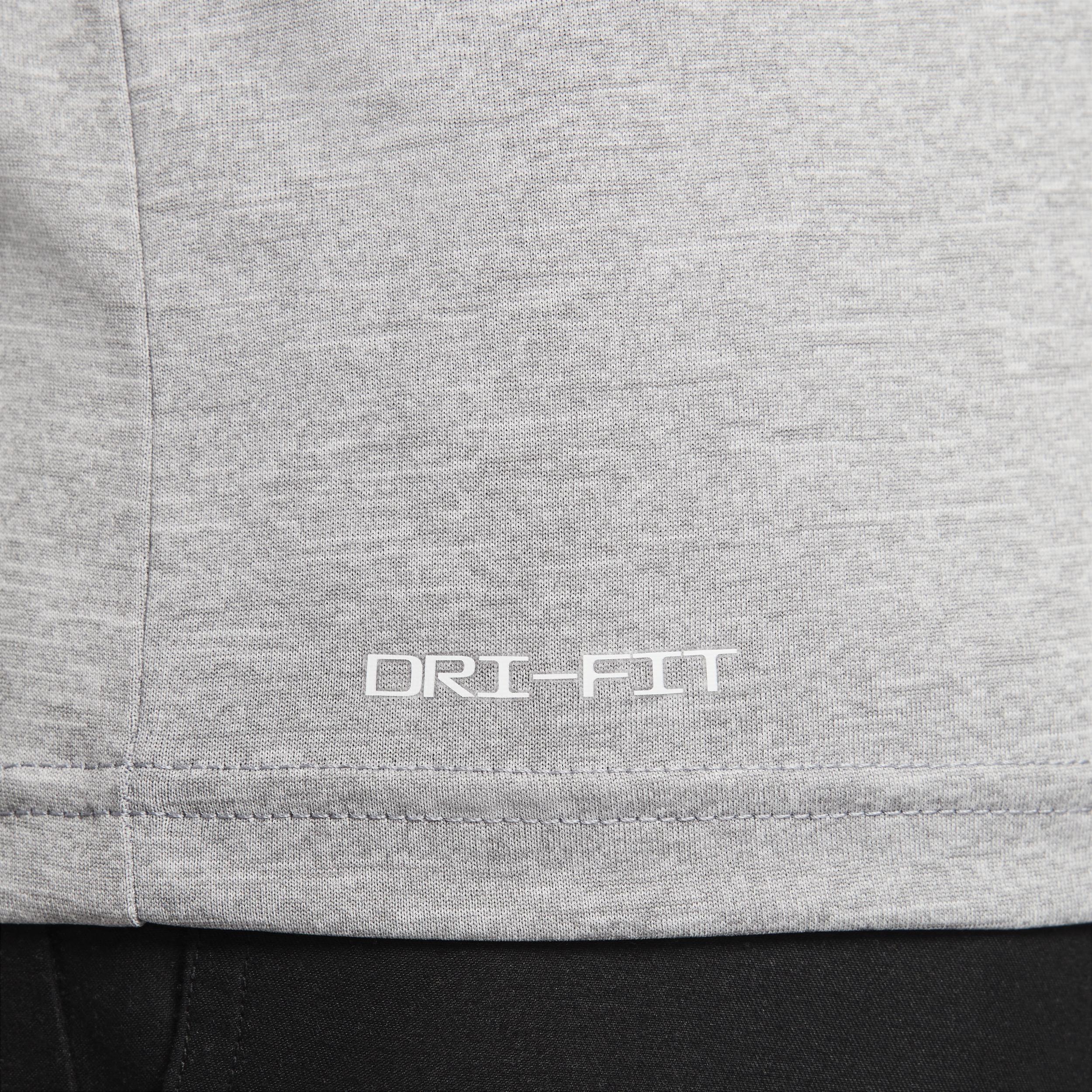 Nike Mens Heathered Short-Sleeve Hydroguard Swim Shirt | NESSA589-090 Product Image