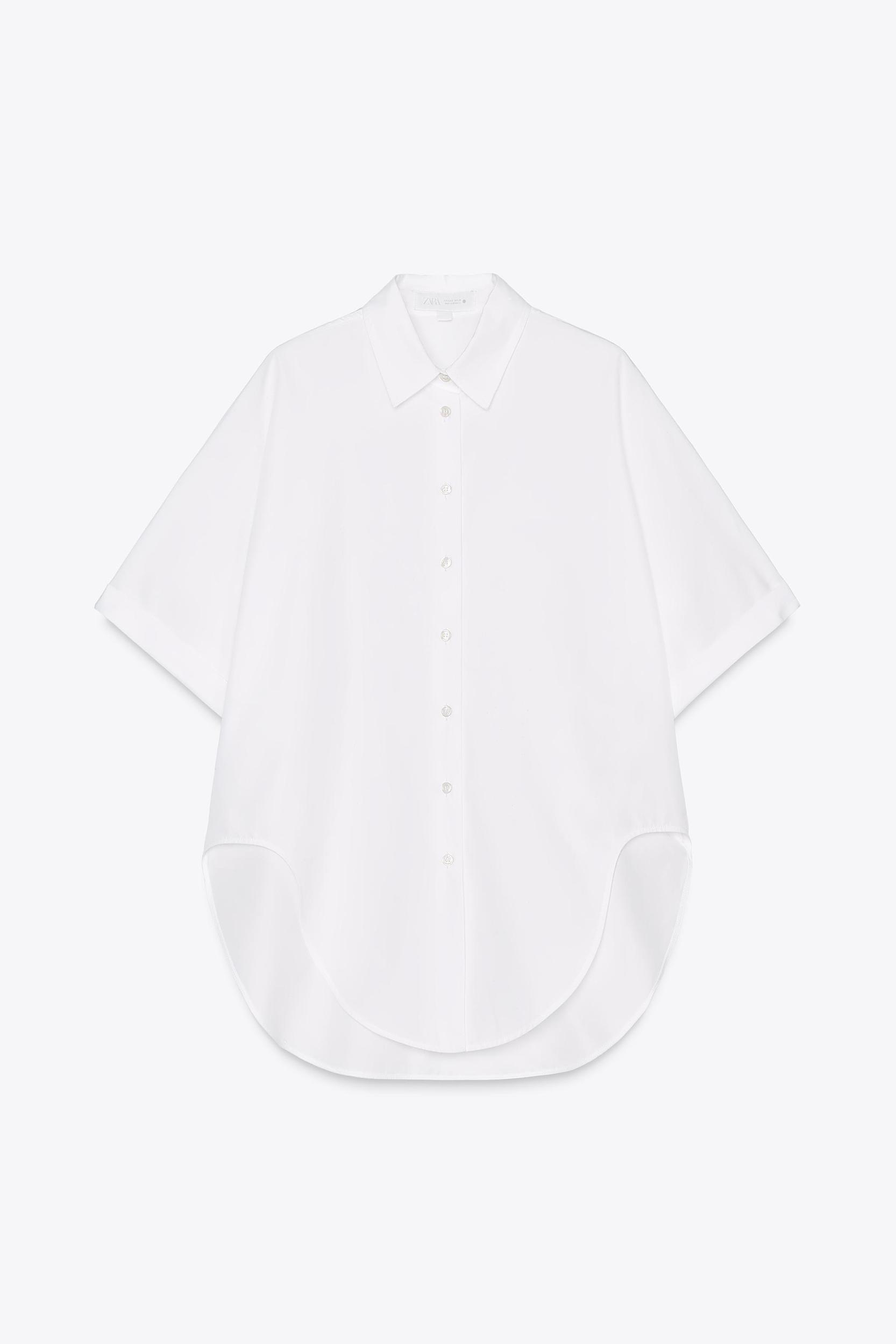 POPLIN SHIRT ZW COLLECTION Product Image