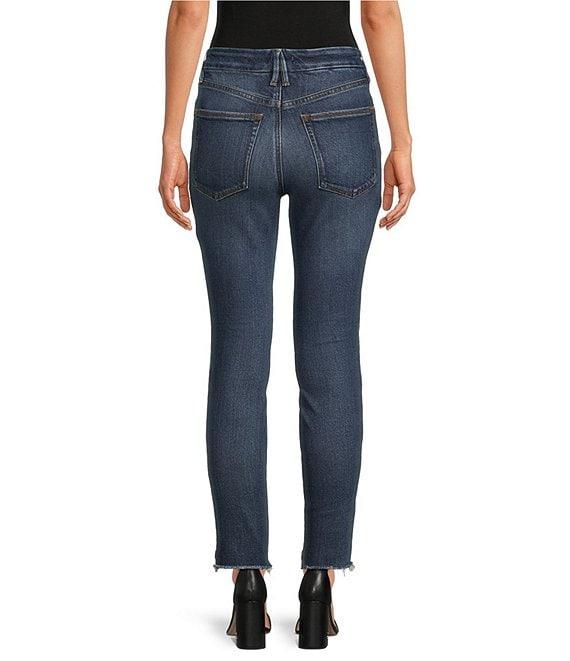 Good American Soft Tech Good Waist High Rise Skinny Cropped Jeans Product Image