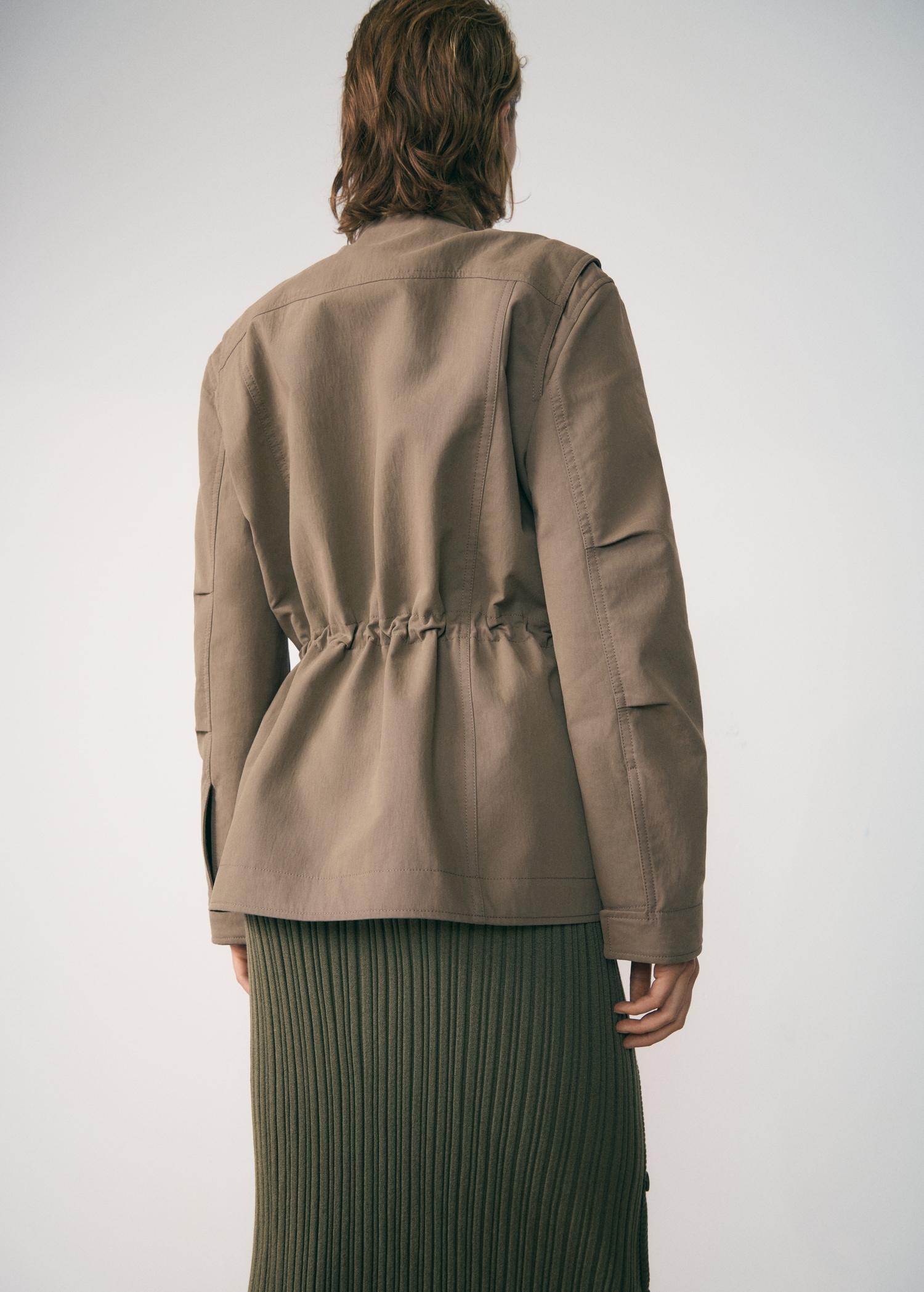Turtleneck parka with pockets - Women | MANGO USA Product Image