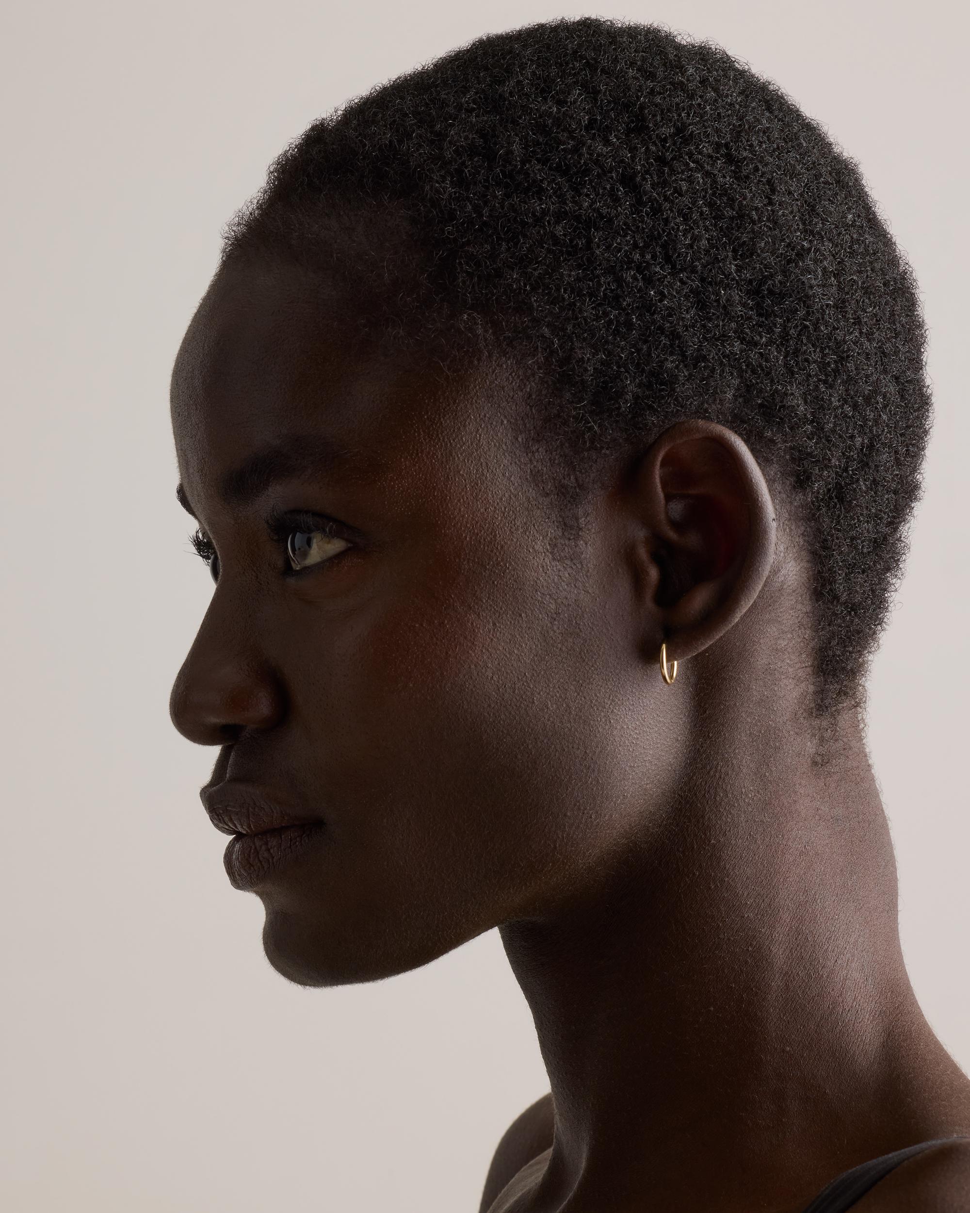 Quince | Women's 14K Gold Classic Hoop Earrings Product Image