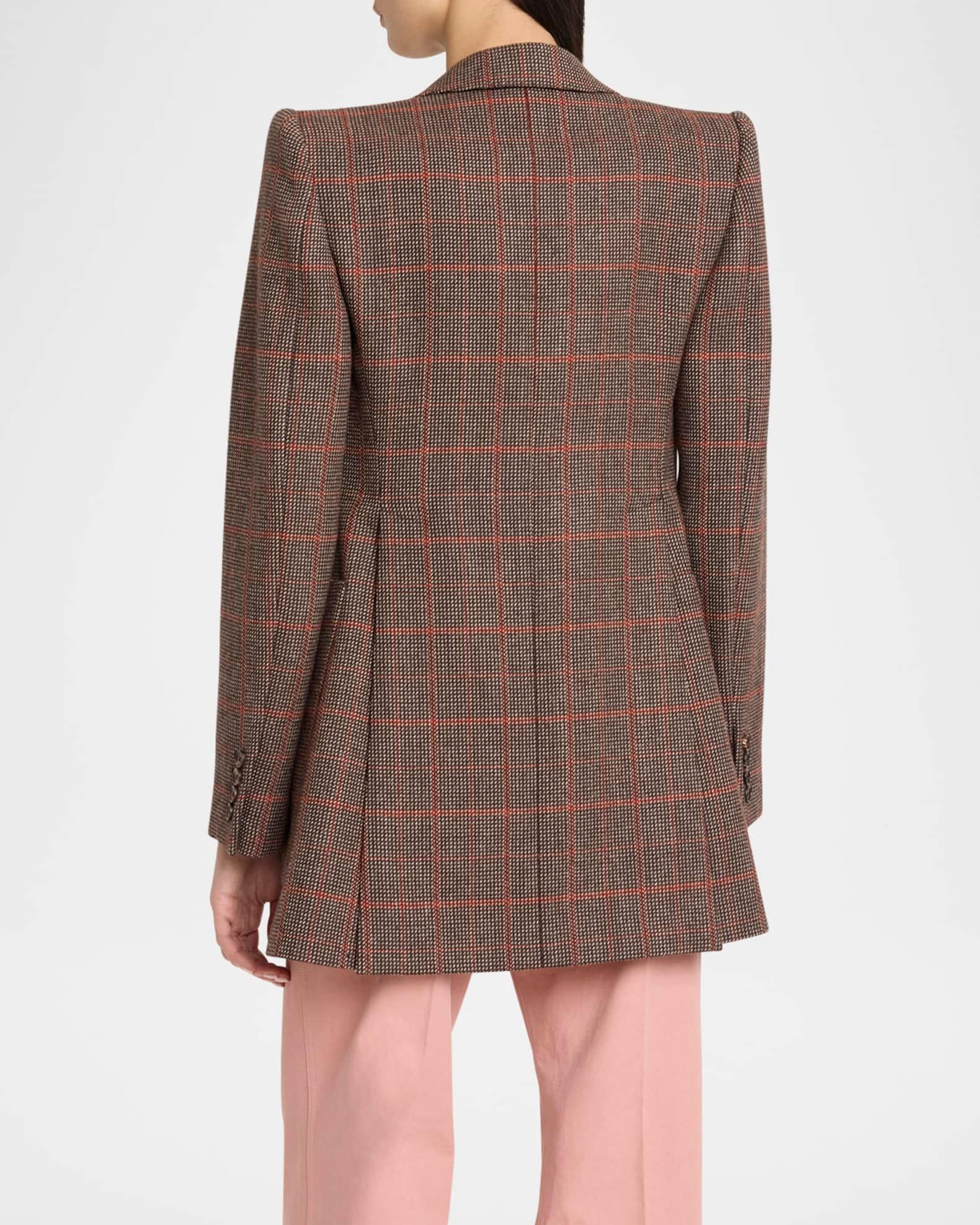 Plaid Single-Breasted Jacket Product Image