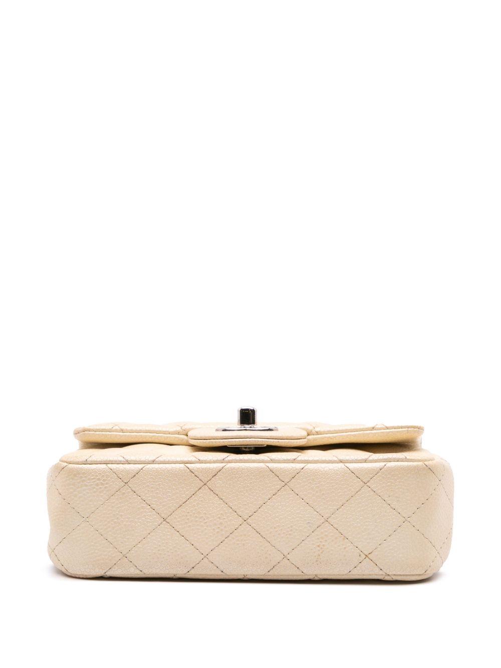 2014-2015 Extra Mini Rectangular Classic Caviar Single Flap crossbody bag Product Image