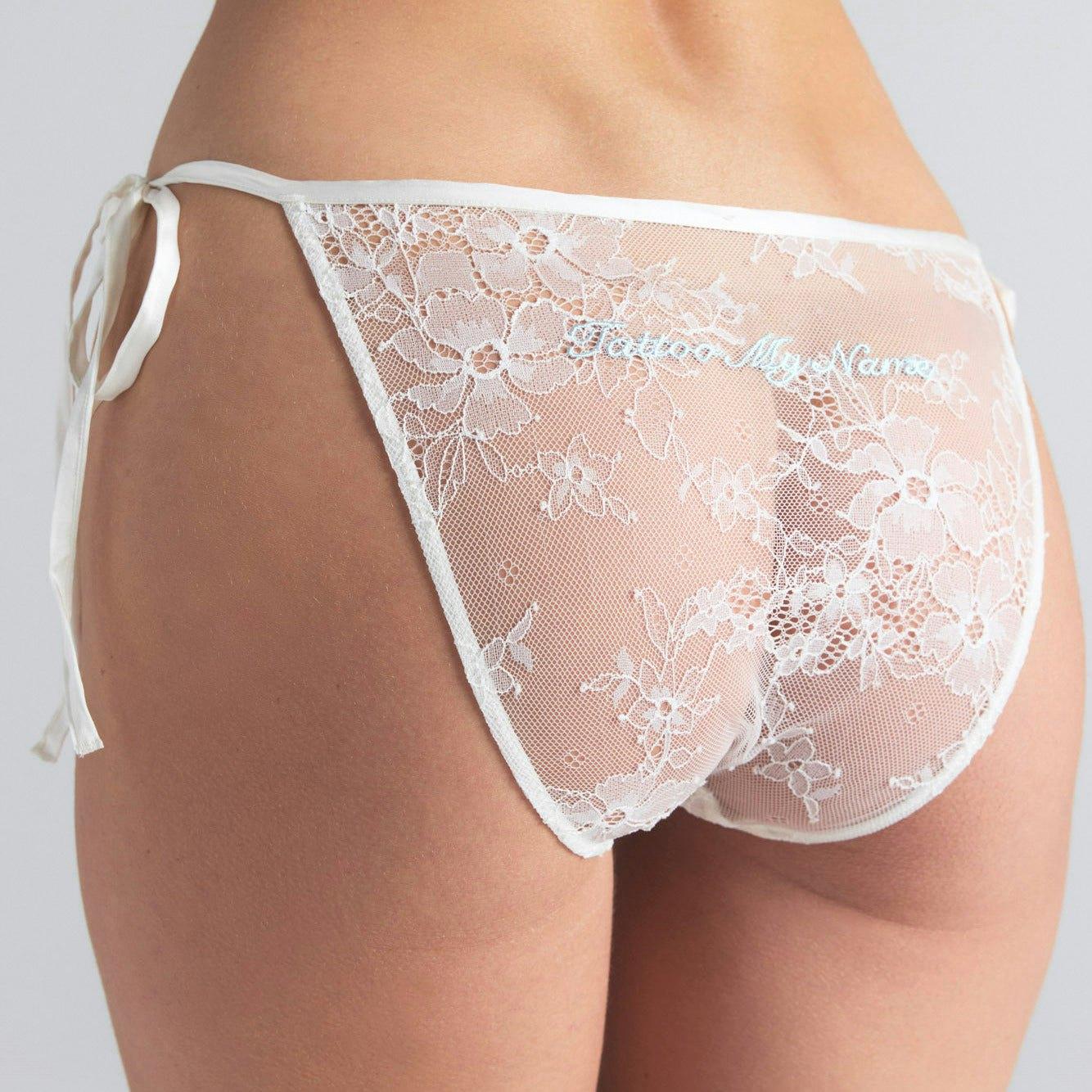 NOVELTY INTIMATES EMBROIDERED BIKINI 3-PACK | MARBLE Product Image