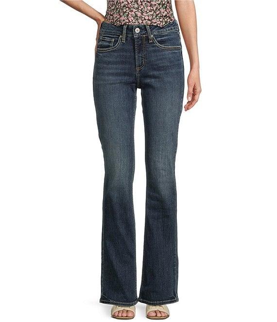 Silver Jeans Co. Avery High Rise Curvy Fit Slim Bootcut Power Stretch Jeans Product Image