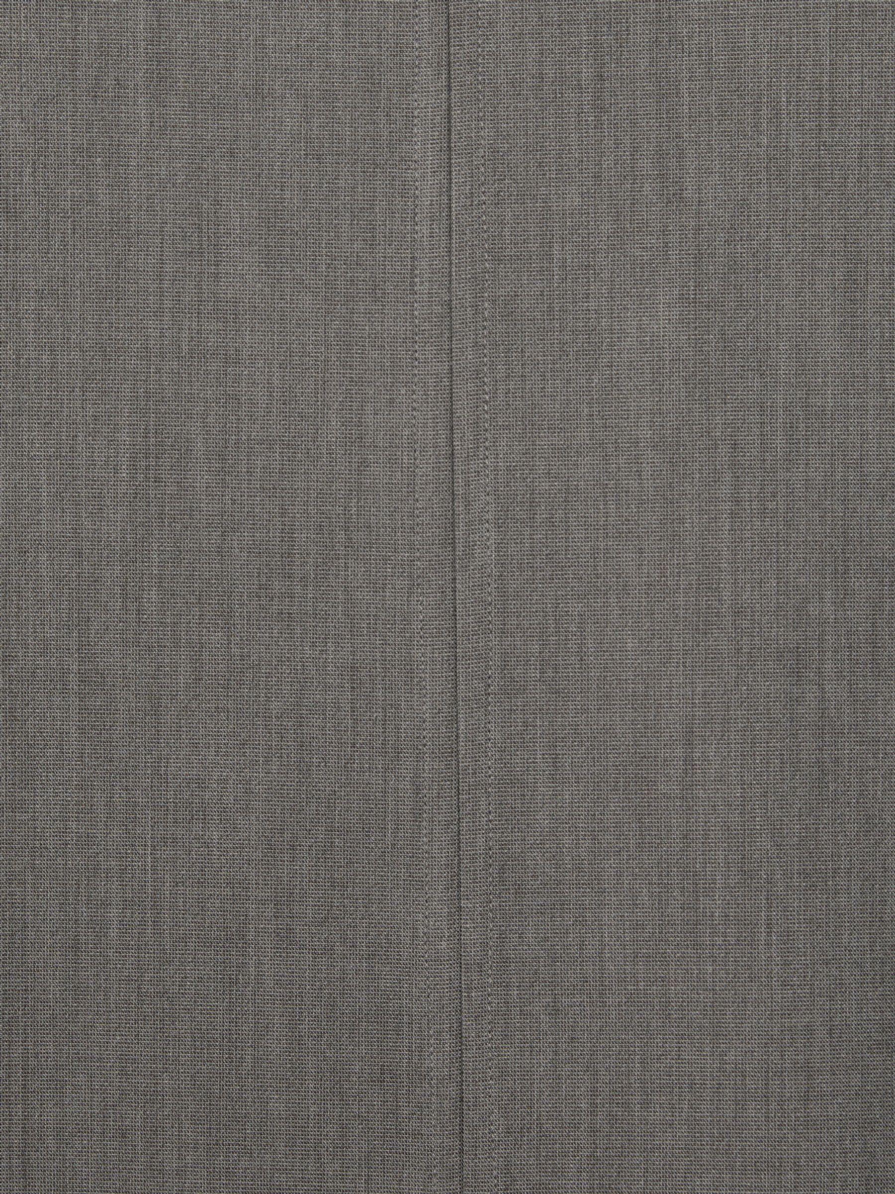 Sculpted High Neck Top in Grey Product Image