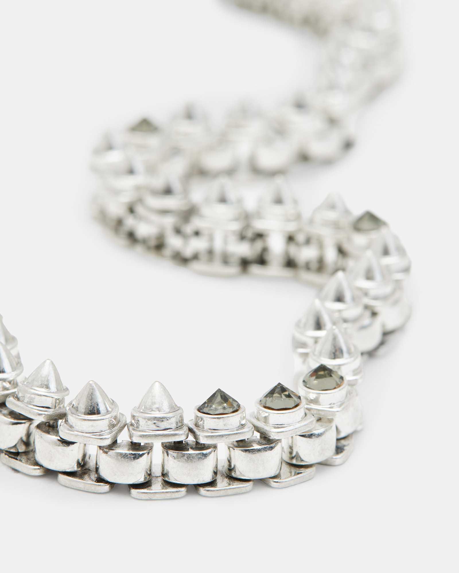 Bobbie Box Chain Studded Necklace Product Image