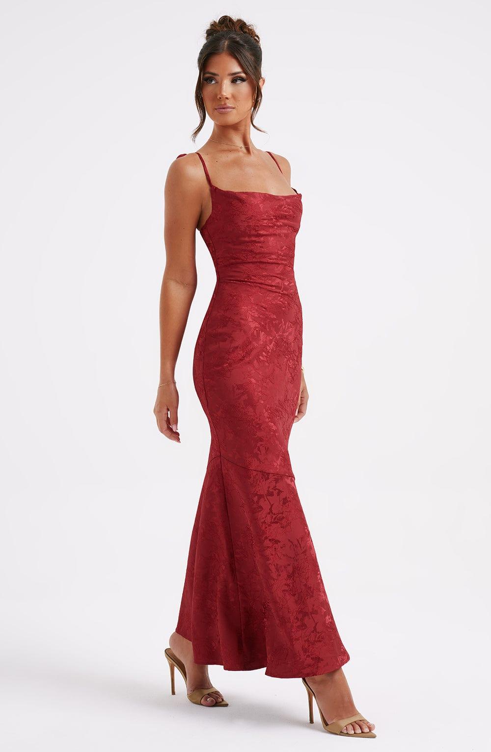 Whitney Maxi Dress - Red Product Image