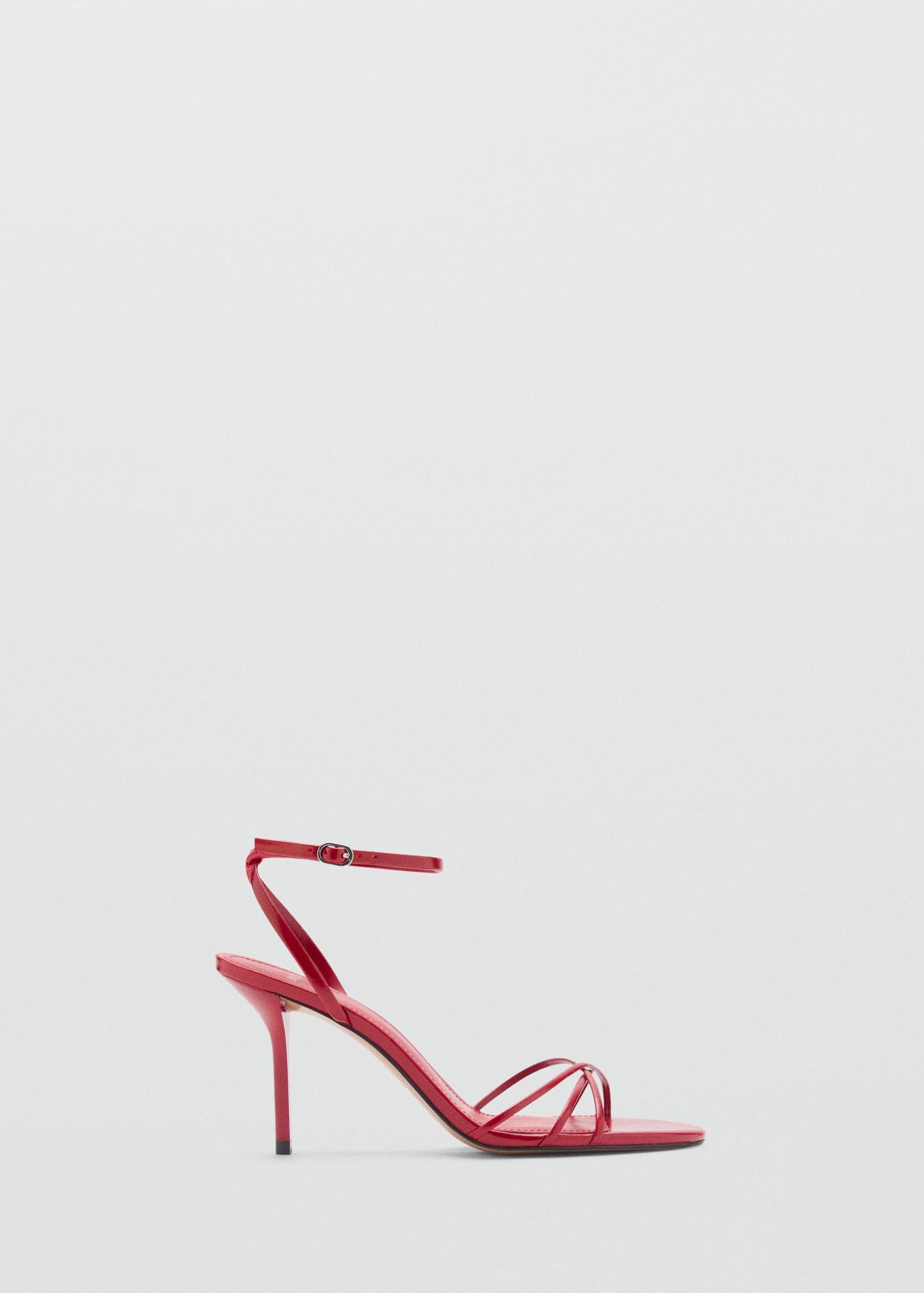 Strappy heeled sandals - Women | MANGO USA Product Image