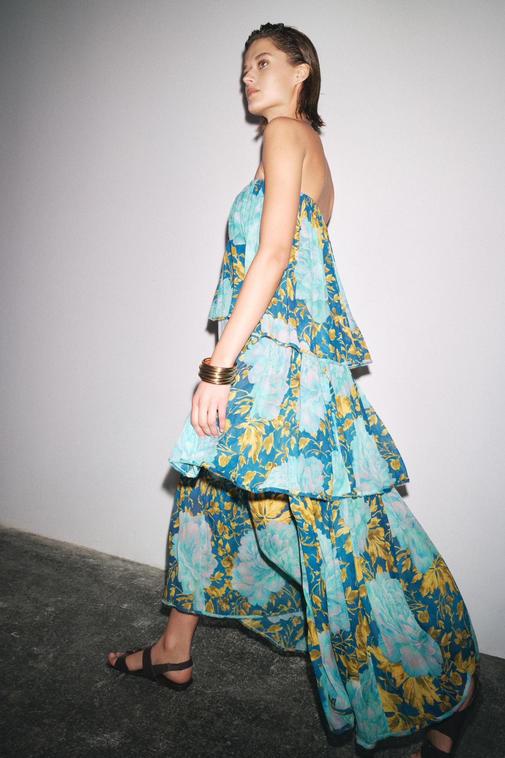 STRAPLESS DRESS ZW COLLECTION Product Image