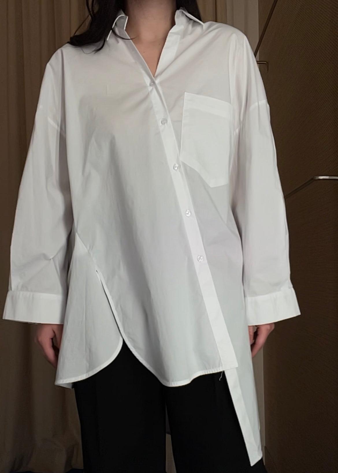 Brennan Button Up in White Product Image