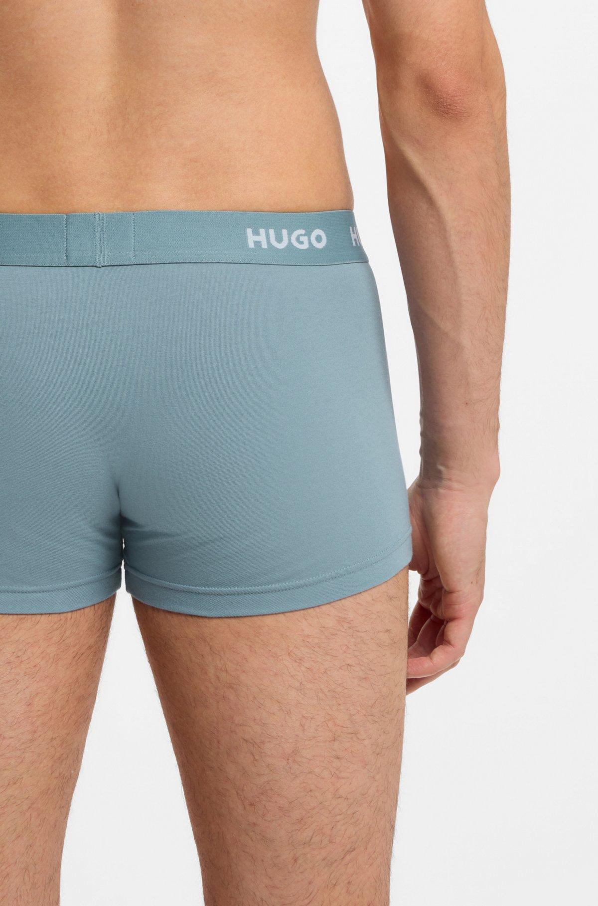 Three-pack trunks with jacquard logo waistband Product Image