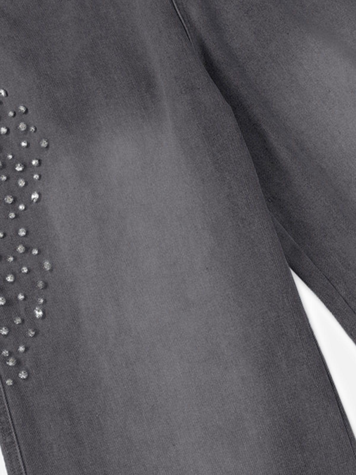 Aelfric Eden Rhinestone Baggy Jeans Product Image