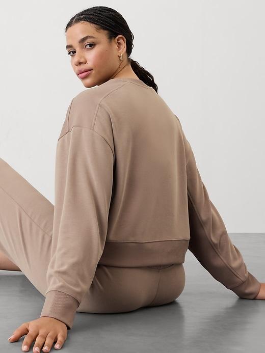 Seasoft Rib Crewneck Sweatshirt Product Image