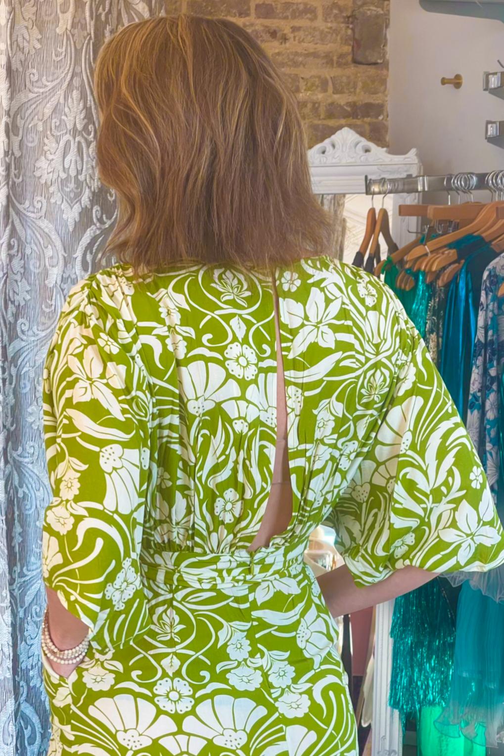 Kimono sleeve midi dress Product Image