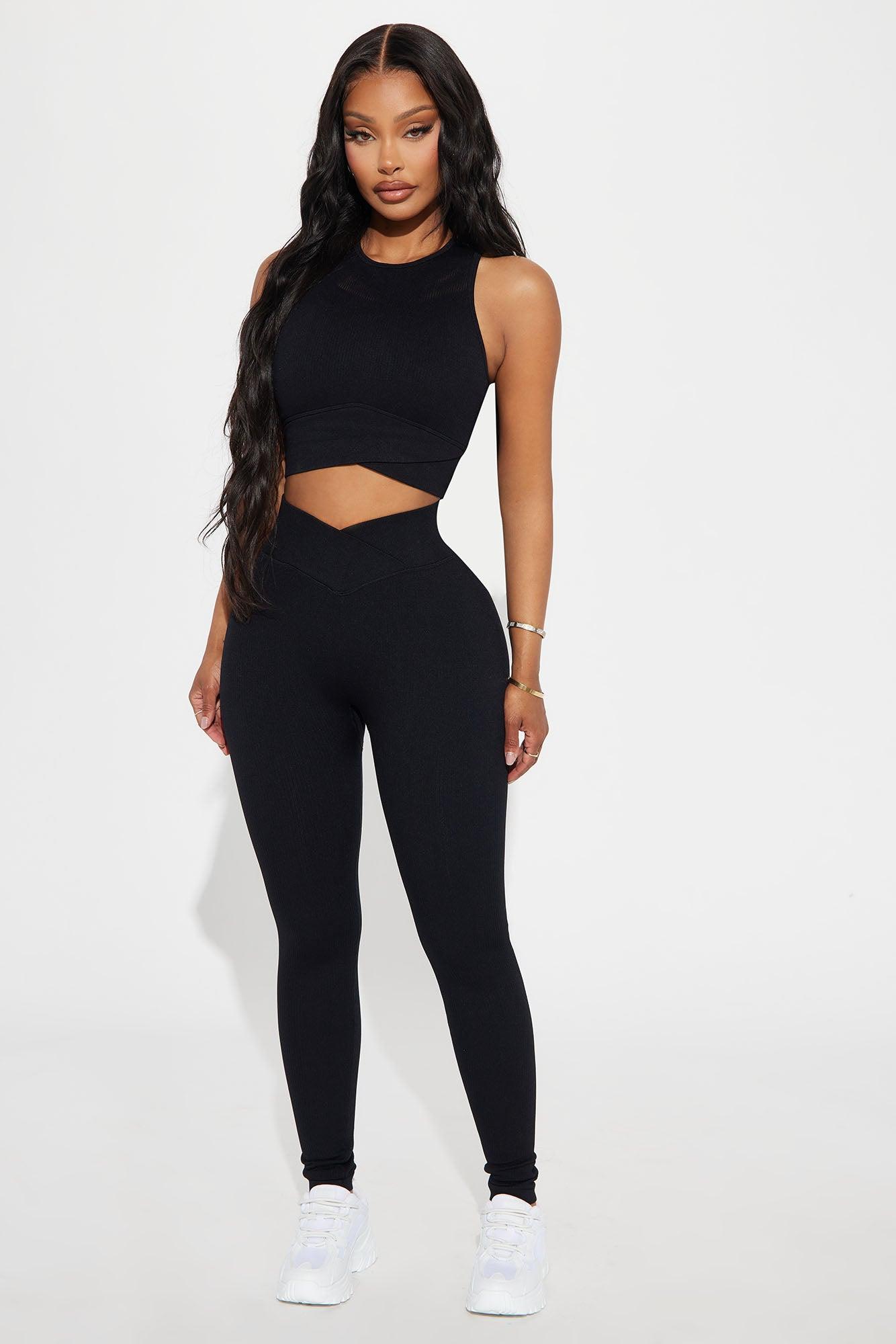 Namaste Seamless Active Leggings - Black Product Image