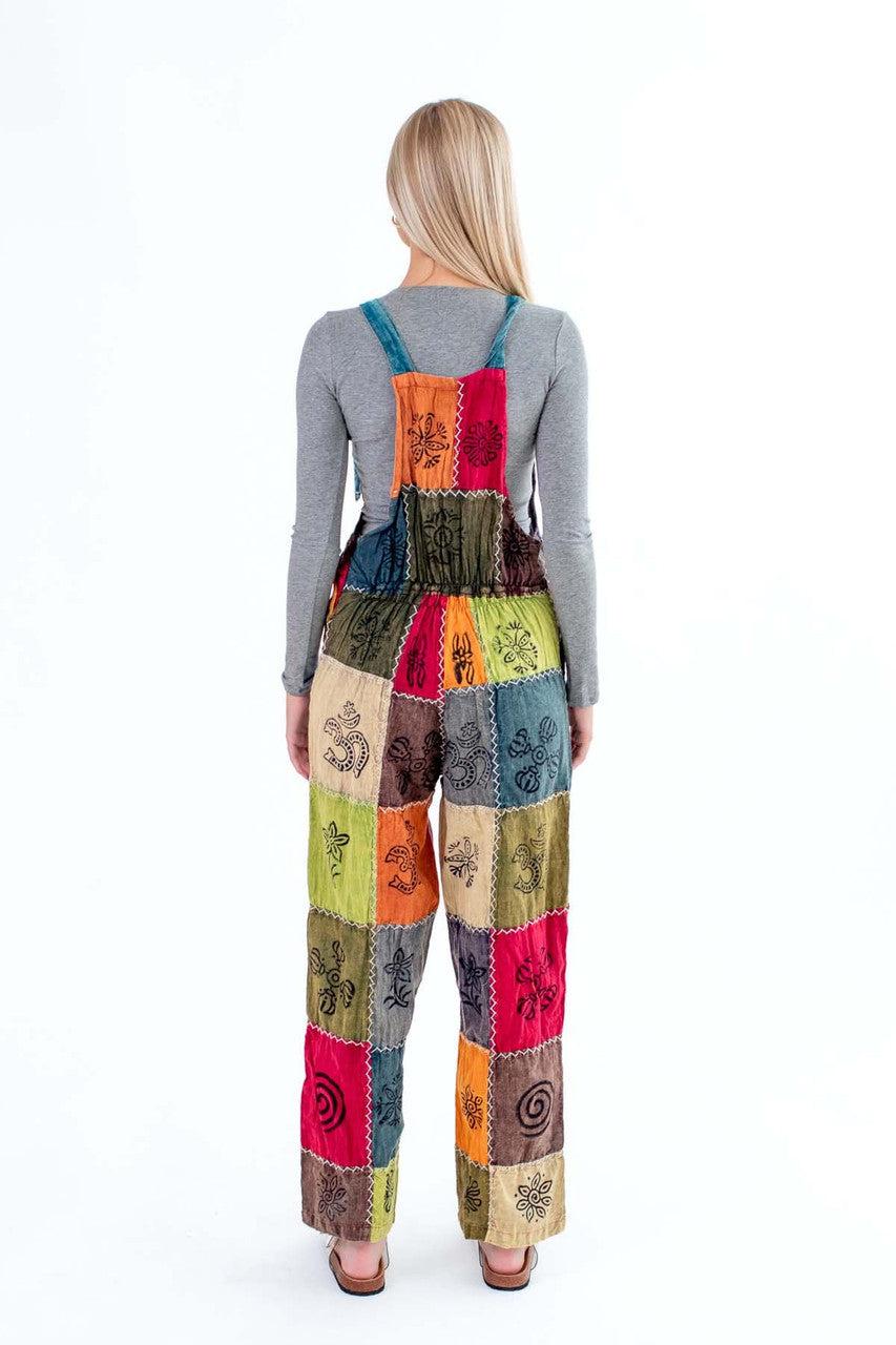 Patchwork Overalls Product Image
