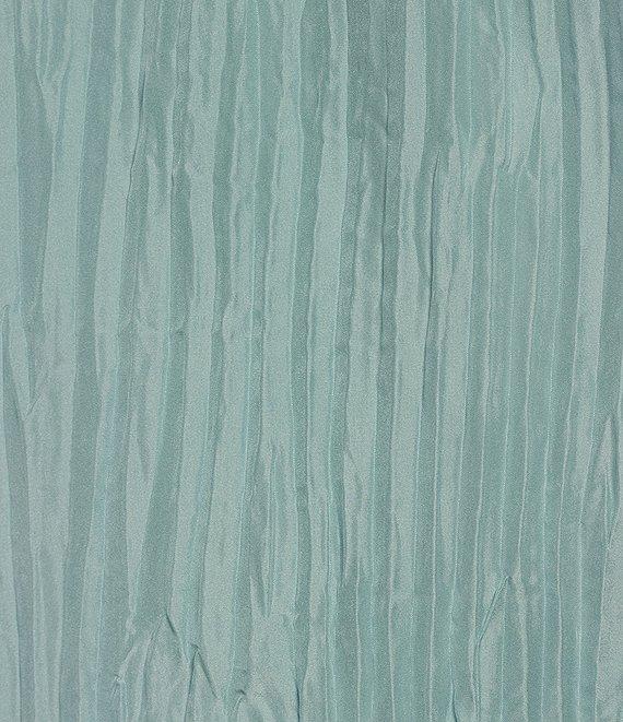 Eileen Fisher Crushed Silk Stand Collar Long Sleeve Open-Front Jacket Product Image