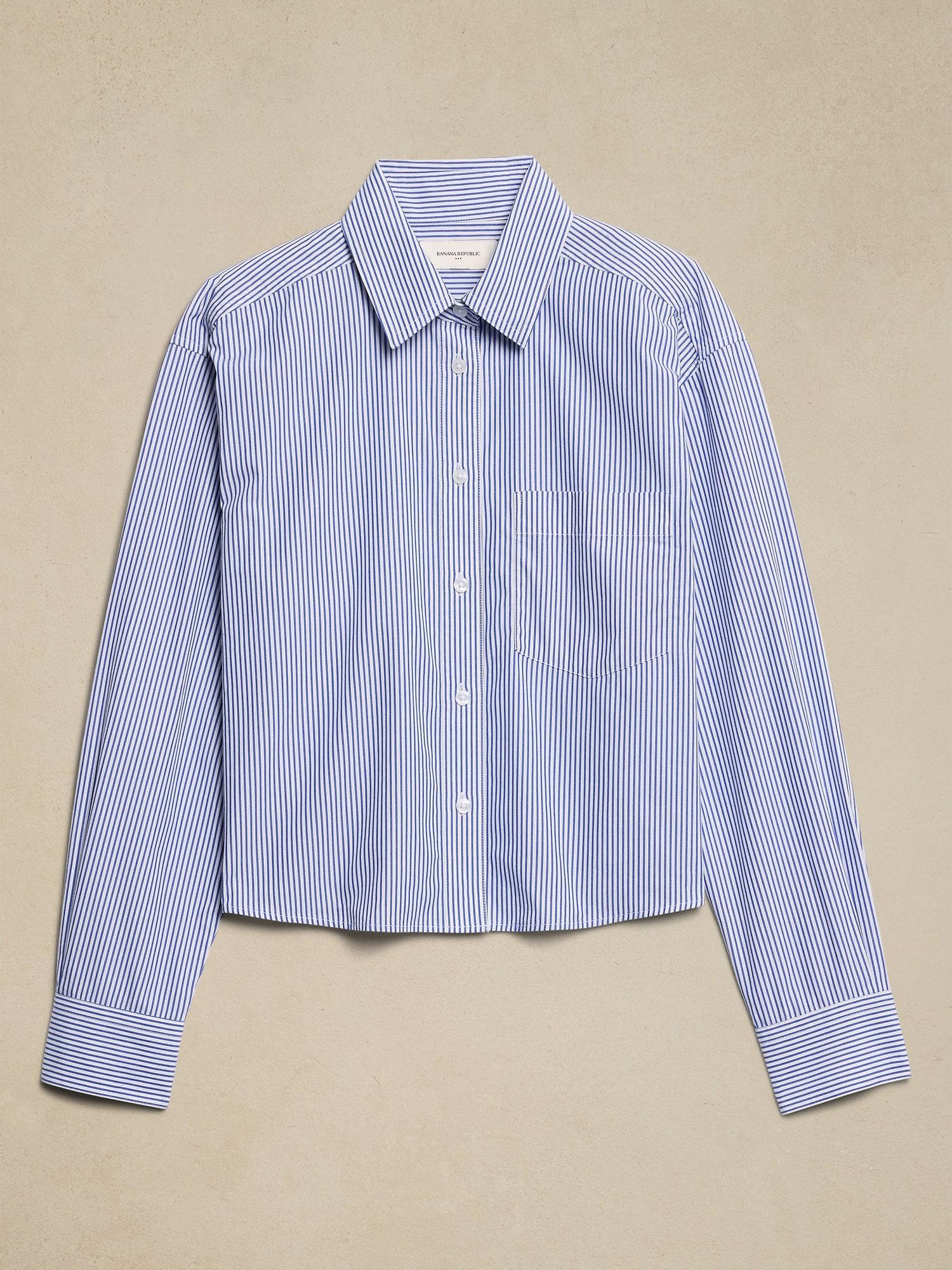 Boxy Button-Down Shirt Product Image