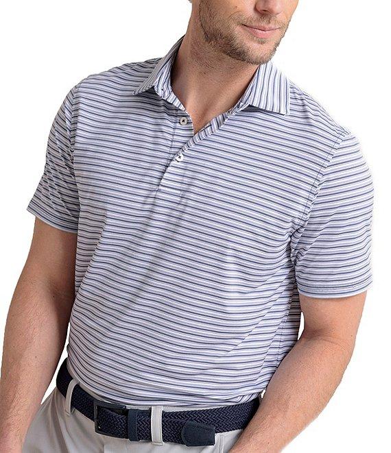 Southern Tide Brrr°-Eeze Breezy Point Stripe Short Sleeve Polo Shirt Product Image