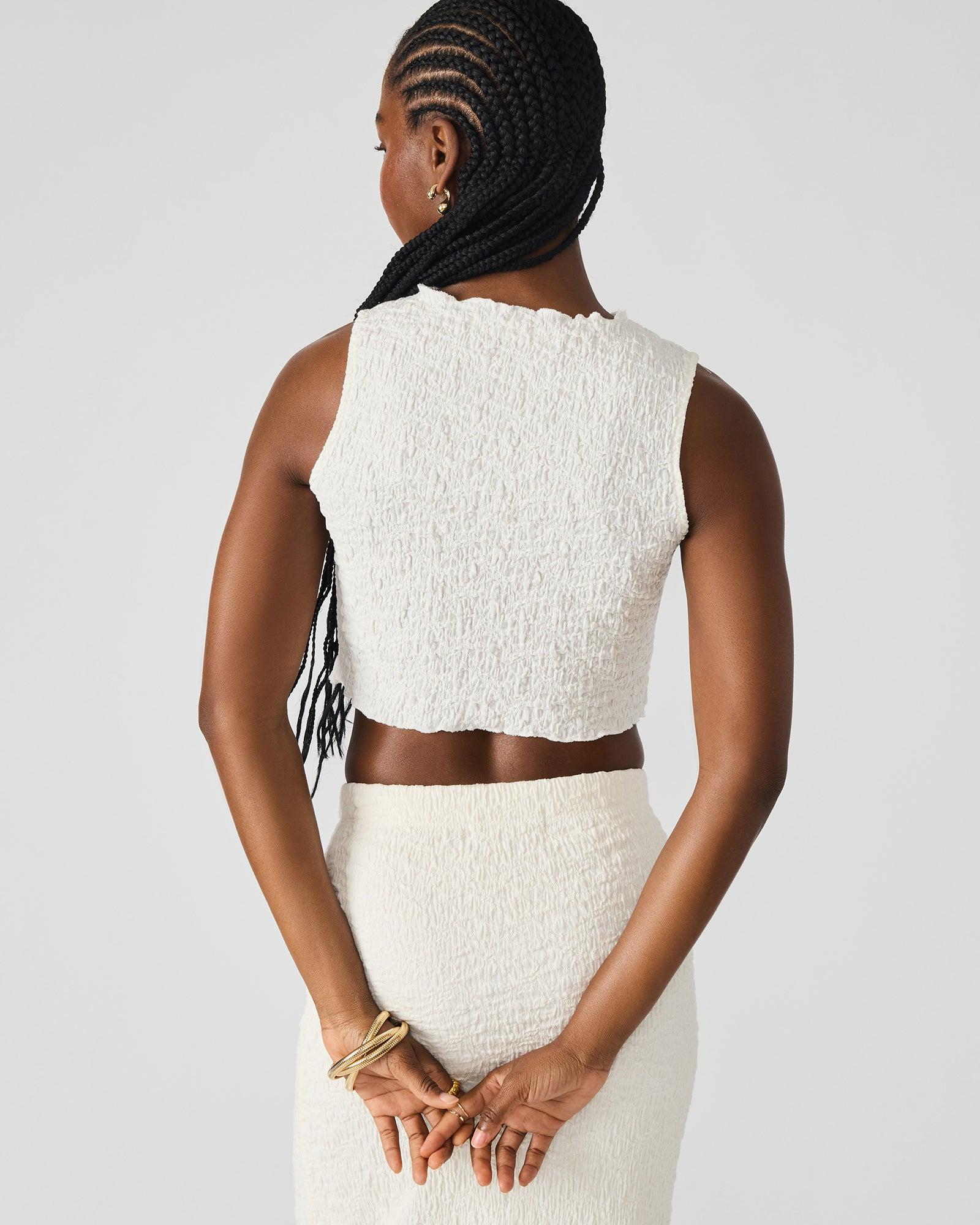 SEASIDE MAXI SKIRT SET CREAM Female Product Image