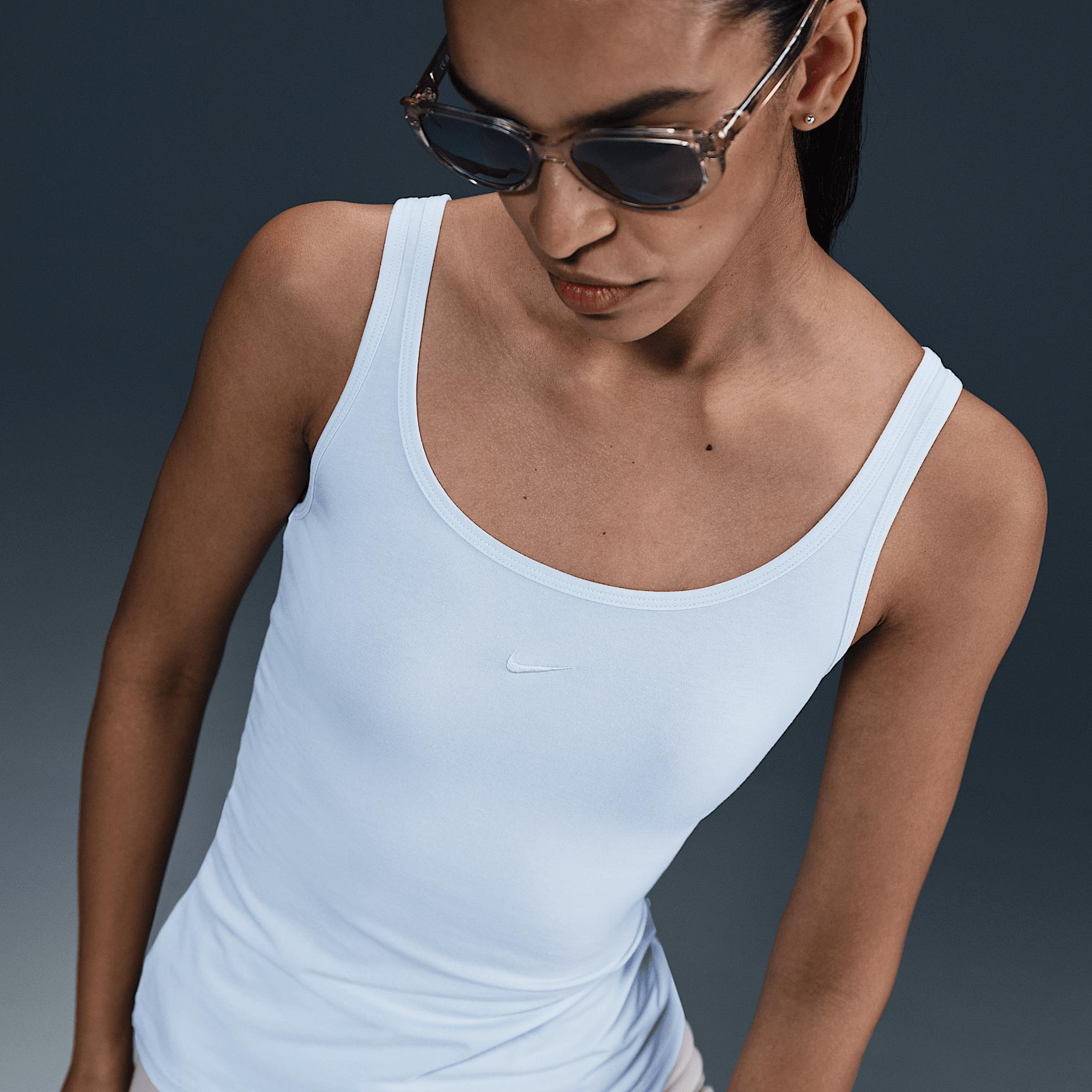 Womens Nike Sportswear Chill Knit Tank Top | FZ1457-423 Product Image