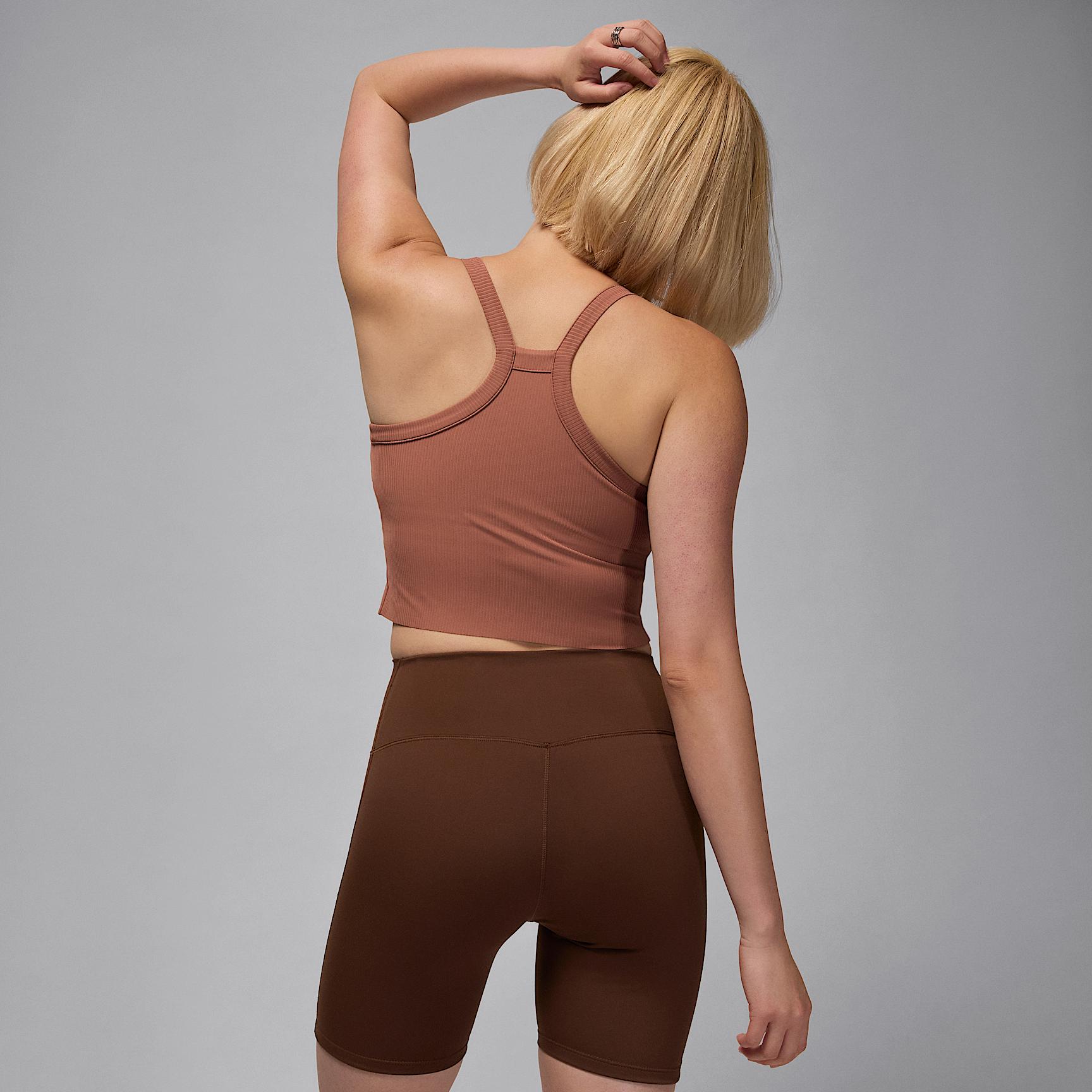 Womens Jordan Sport Dri-FIT Ribbed Tank Top | HQ8898-219 Product Image