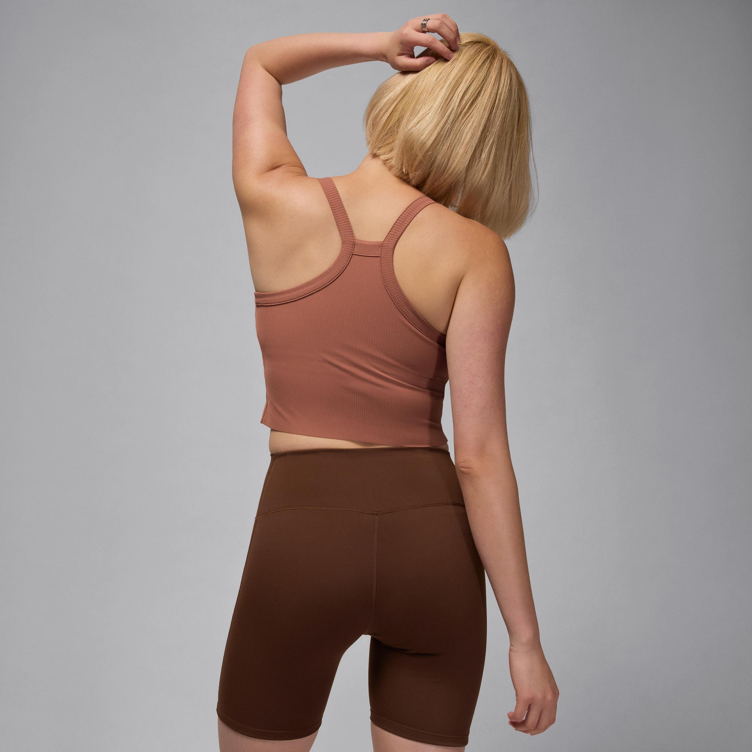 Womens Jordan Sport Dri-FIT Ribbed Tank Top | HQ8898-219 Product Image