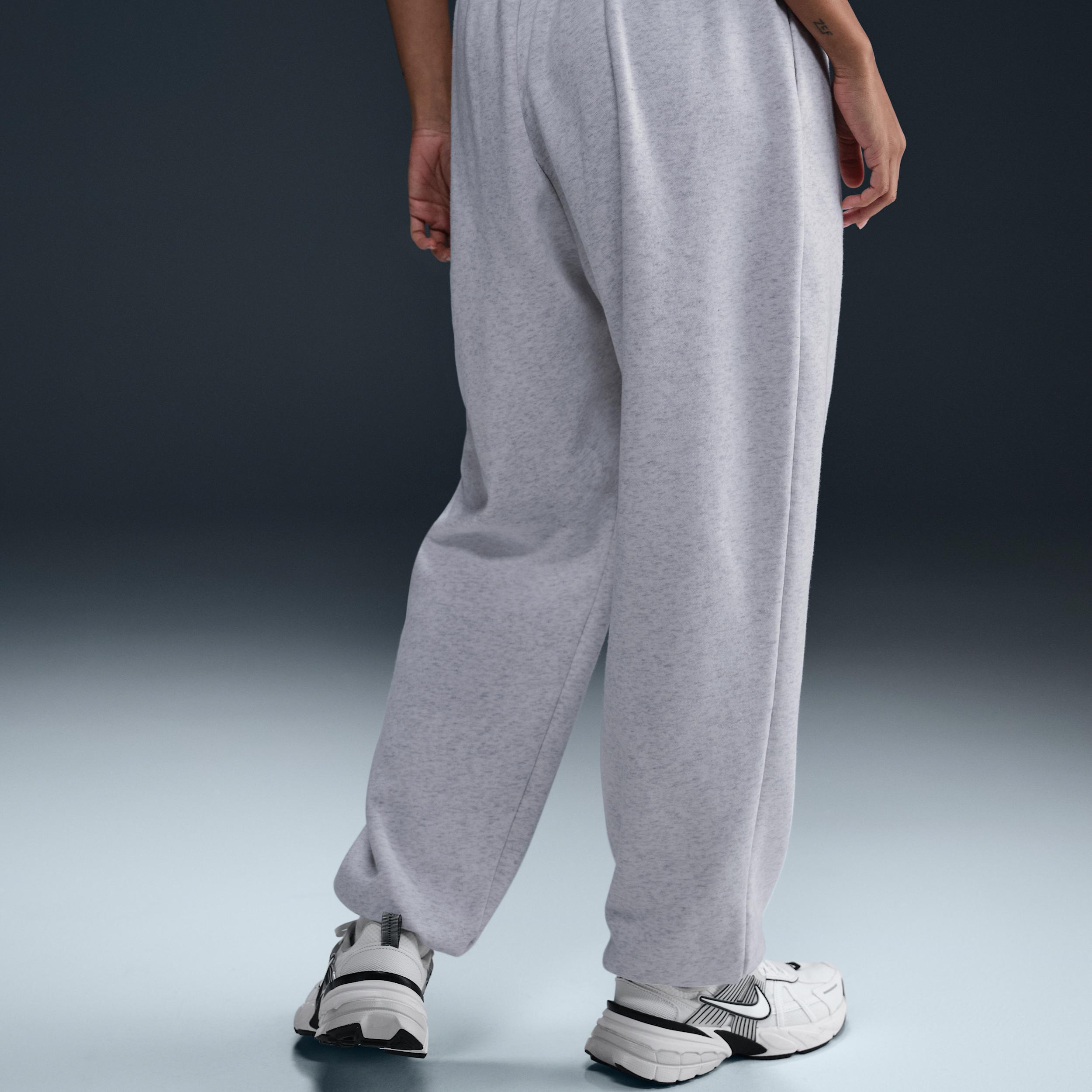 Womens Nike Sportswear Club Fleece Mid-Rise Oversized Sweatpants Product Image