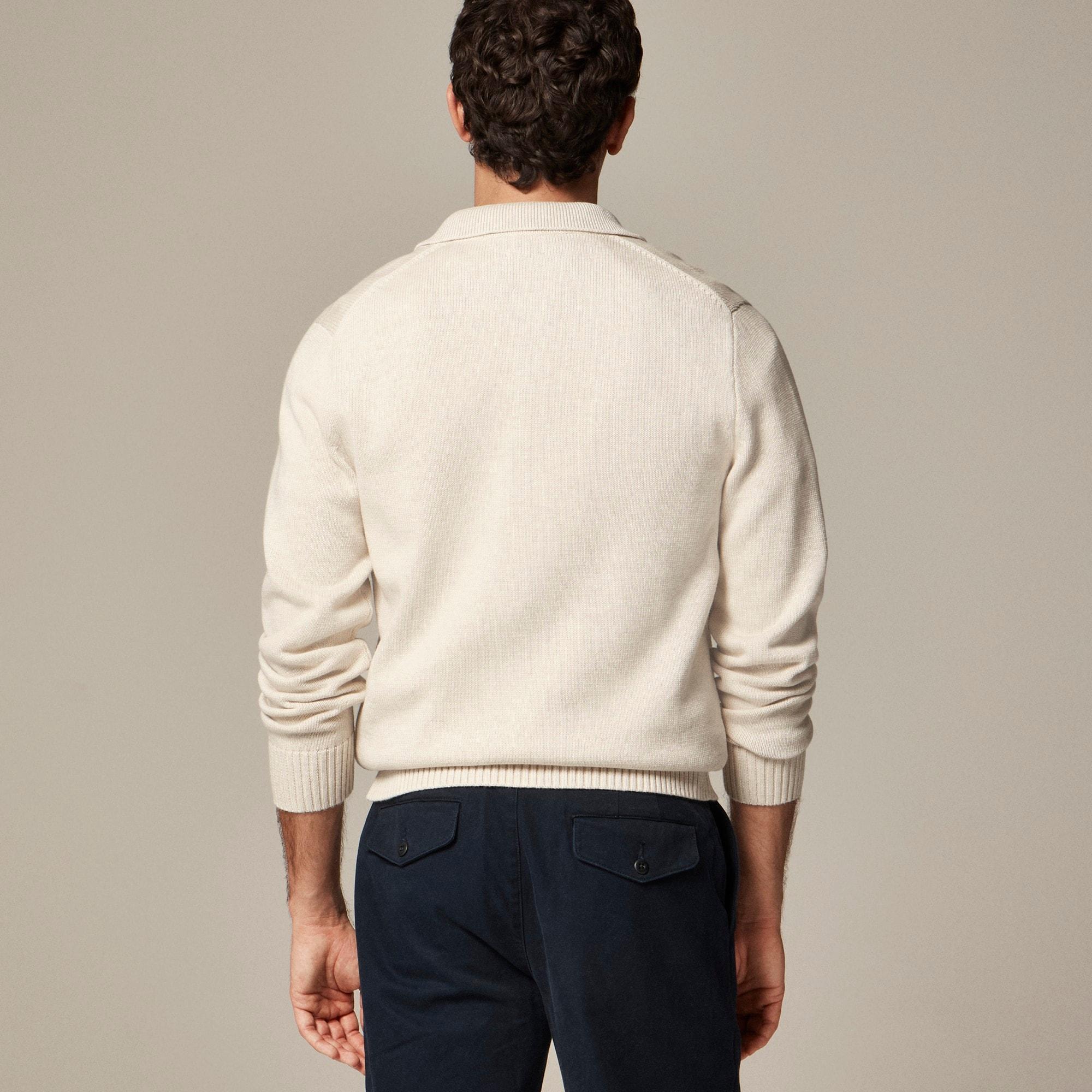 Heritage cotton sweater-polo Product Image